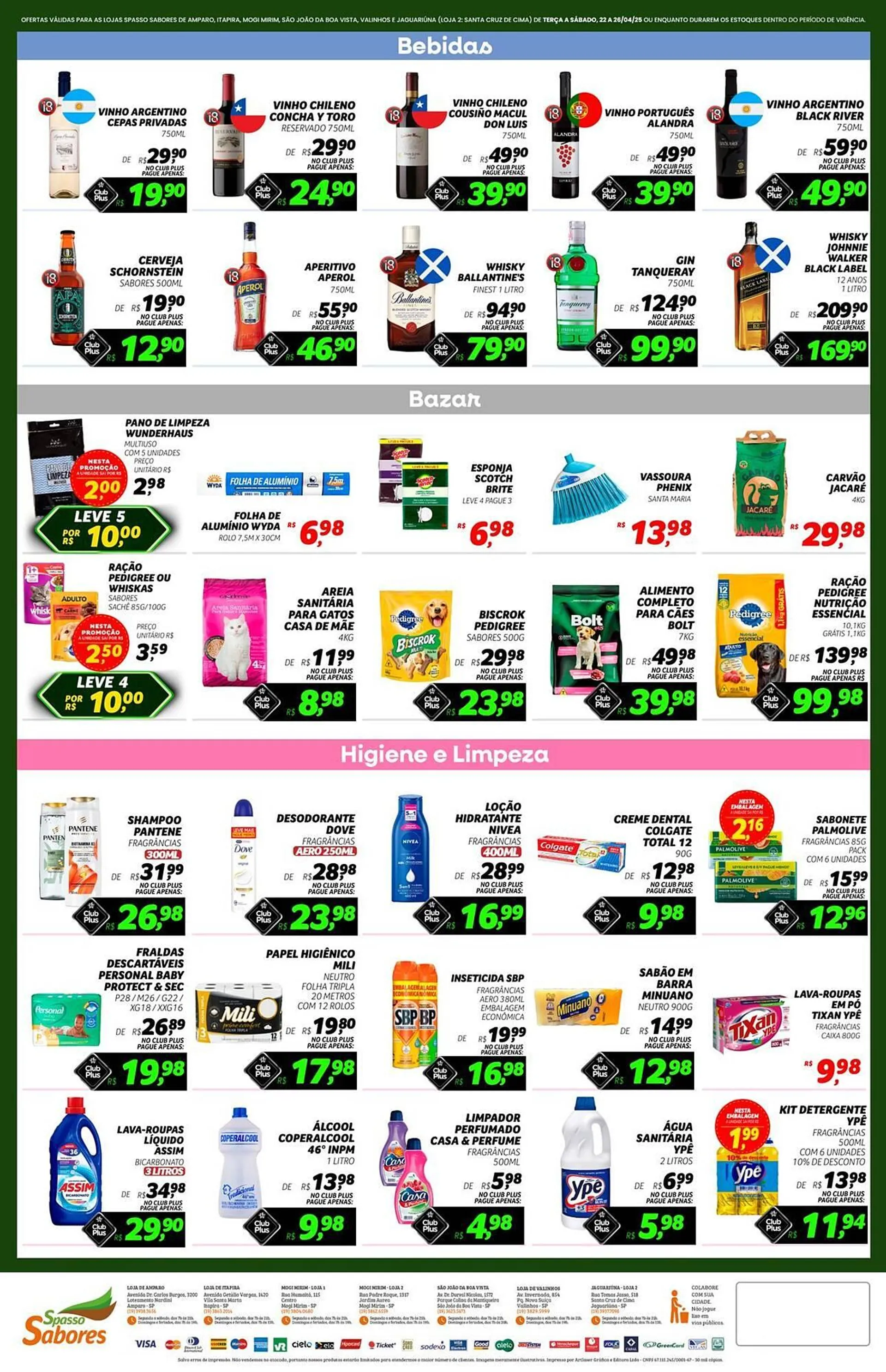 Encarte de Catálogo Spasso Sabores 22 de abril até 26 de abril 2025 - Pagina 4