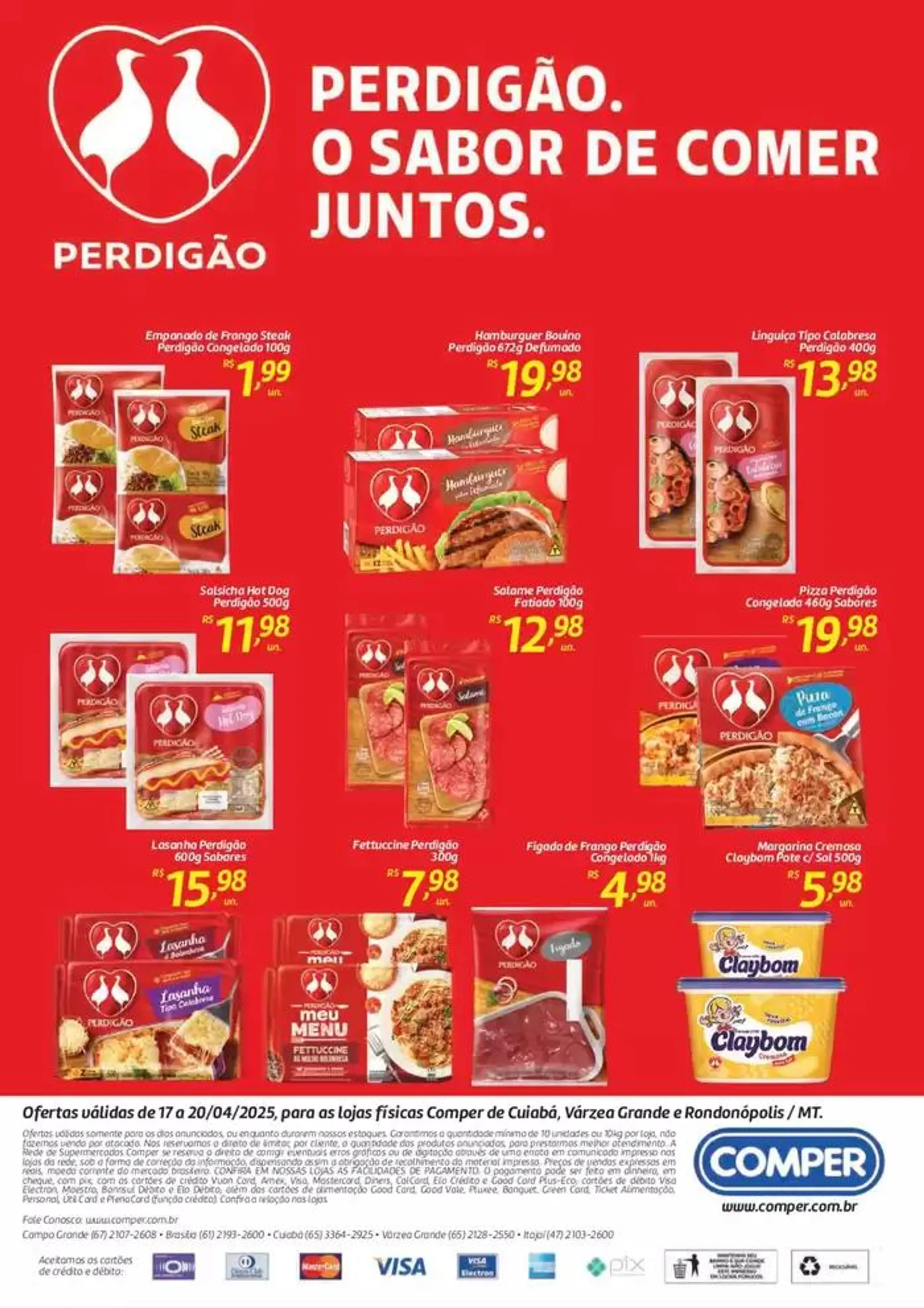 Encarte de Sadia e Perdigão 17 de abril até 20 de abril 2025 - Pagina 2