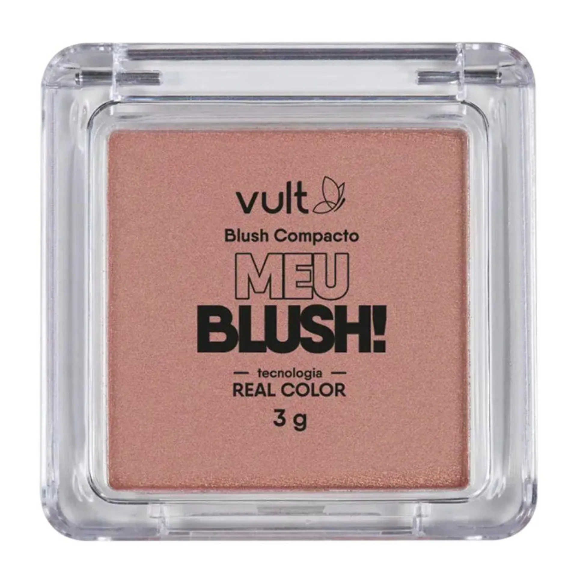 Blush compacto Vult 3g Golden Perolado