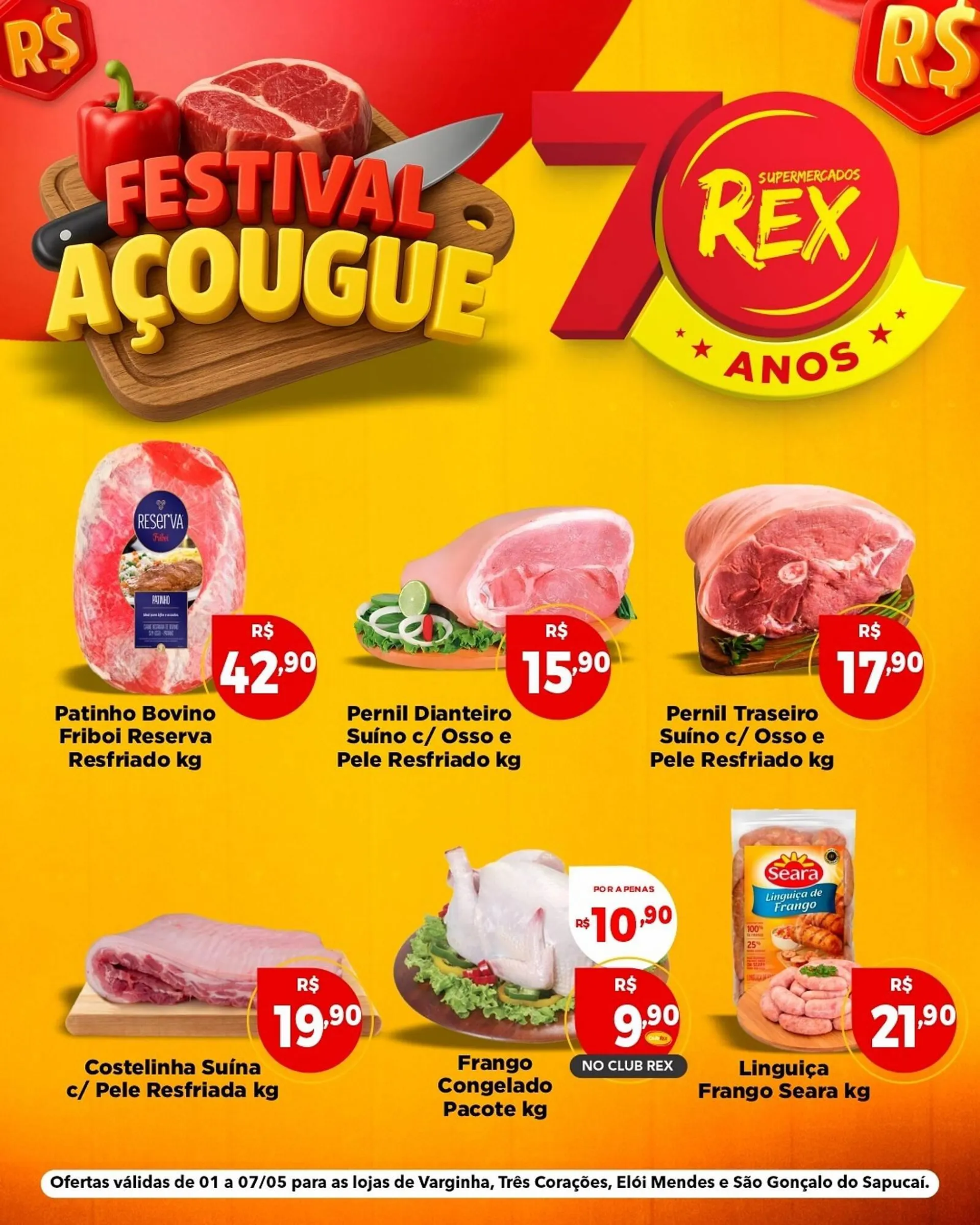 Encarte de Catálogo Supermercados Rex 2 de maio até 7 de maio 2025 - Pagina 1