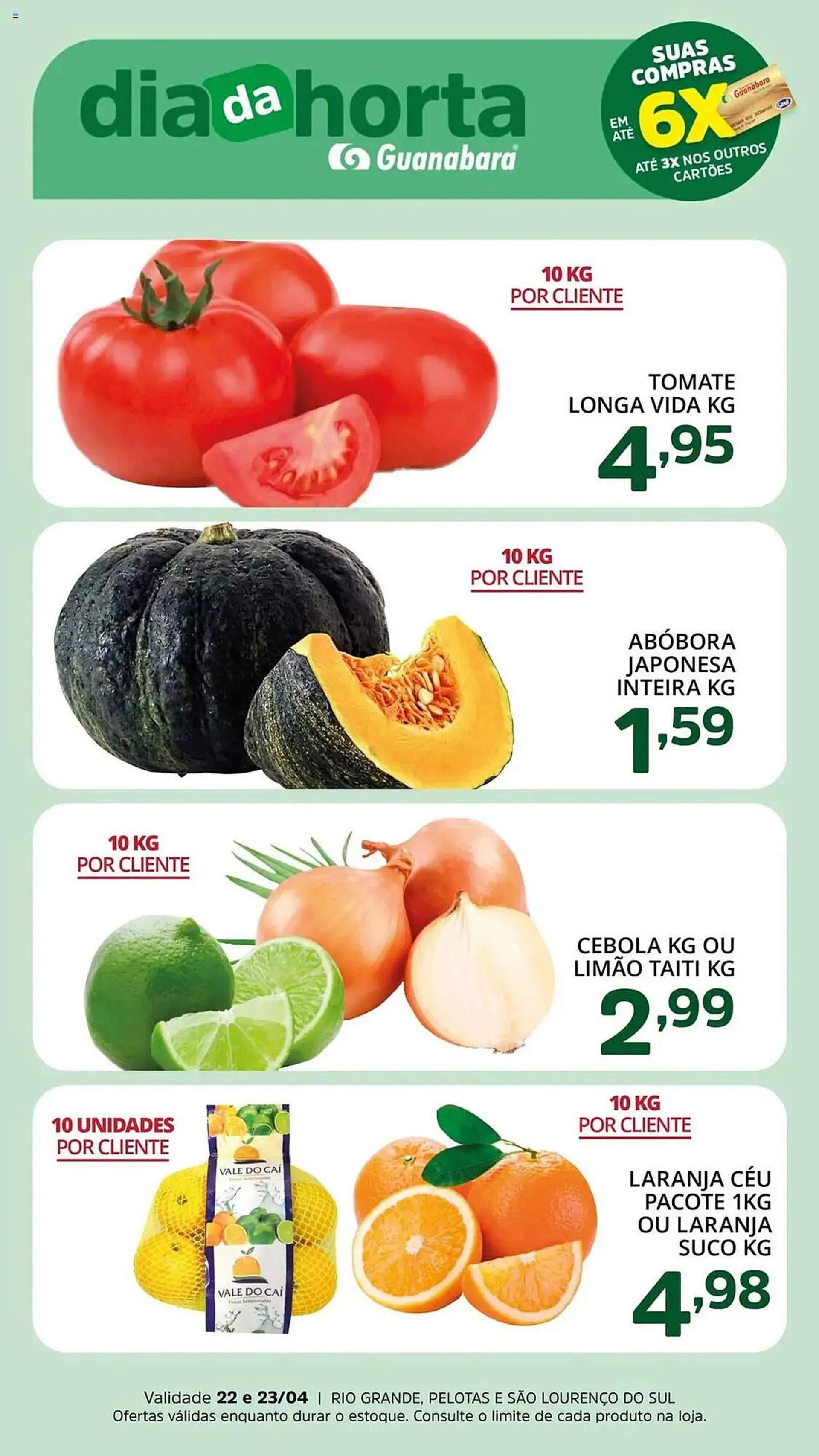 Encarte de Catálogo Supermercados Guanabara 22 de abril até 23 de abril 2025 - Pagina 2