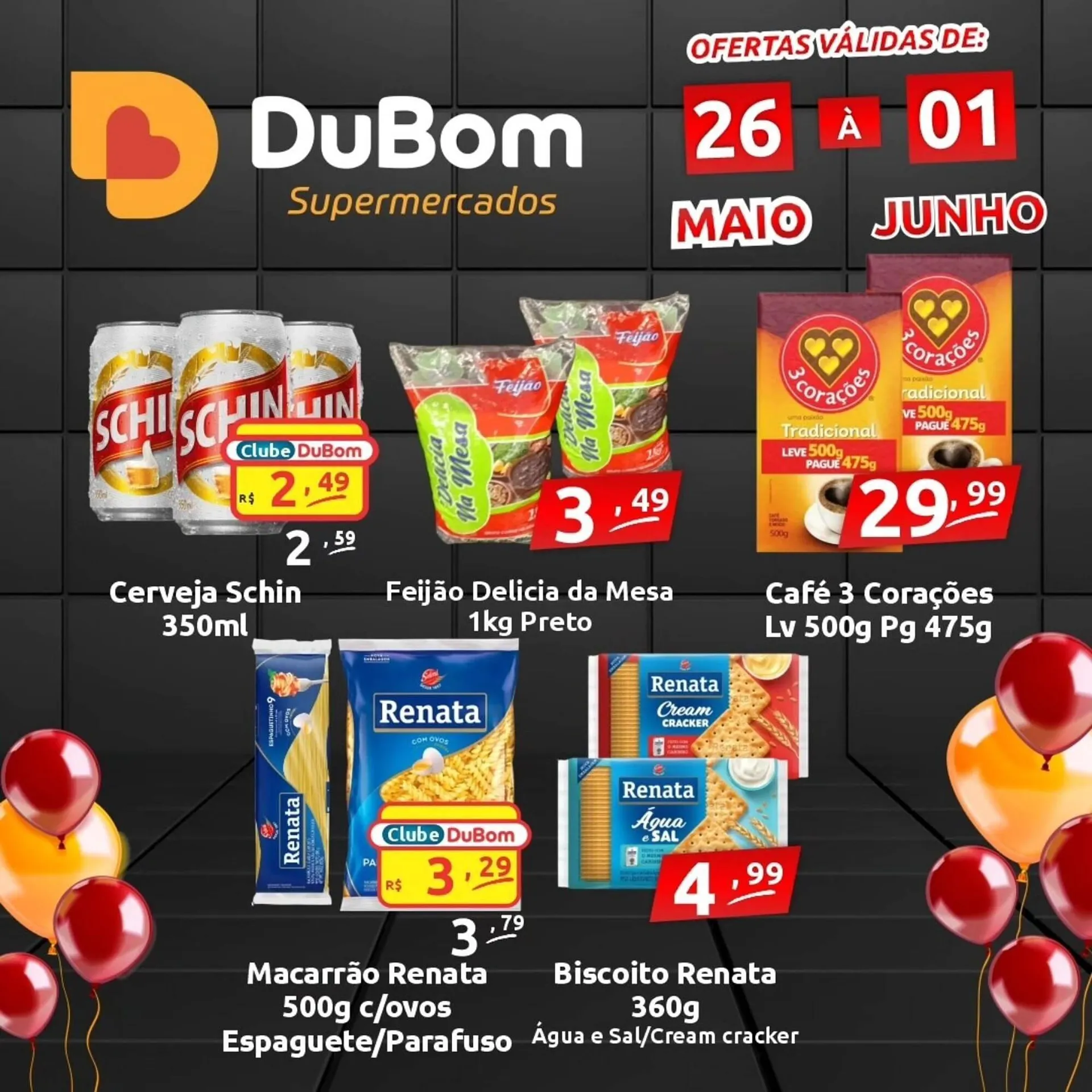 Encarte de Catálogo Dubom Supermercados 26 de maio até 1 de junho 2025 - Pagina 1