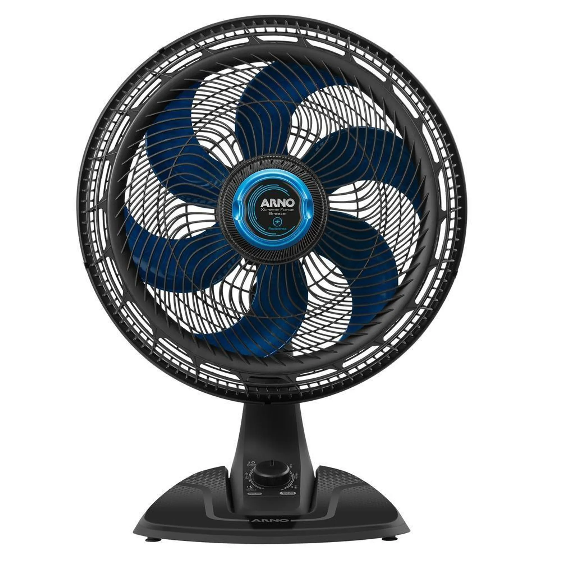 Ventilador de Mesa Arno Extreme Force Desmontável Repelente com 03 Velocidades Preto - VB55