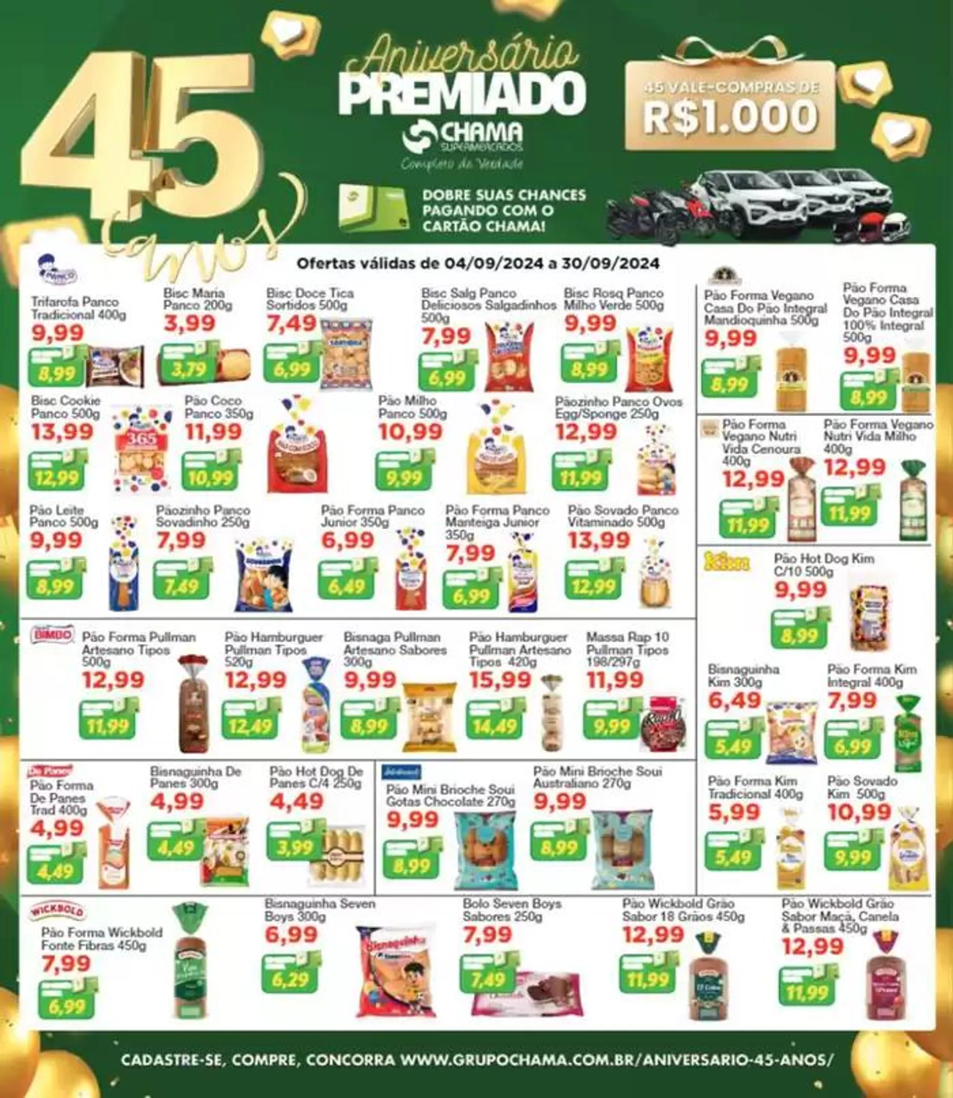 Encarte de Revista de Ofertas de Aniversário 45 Anos 17 de setembro até 30 de setembro 2024 - Pagina 9