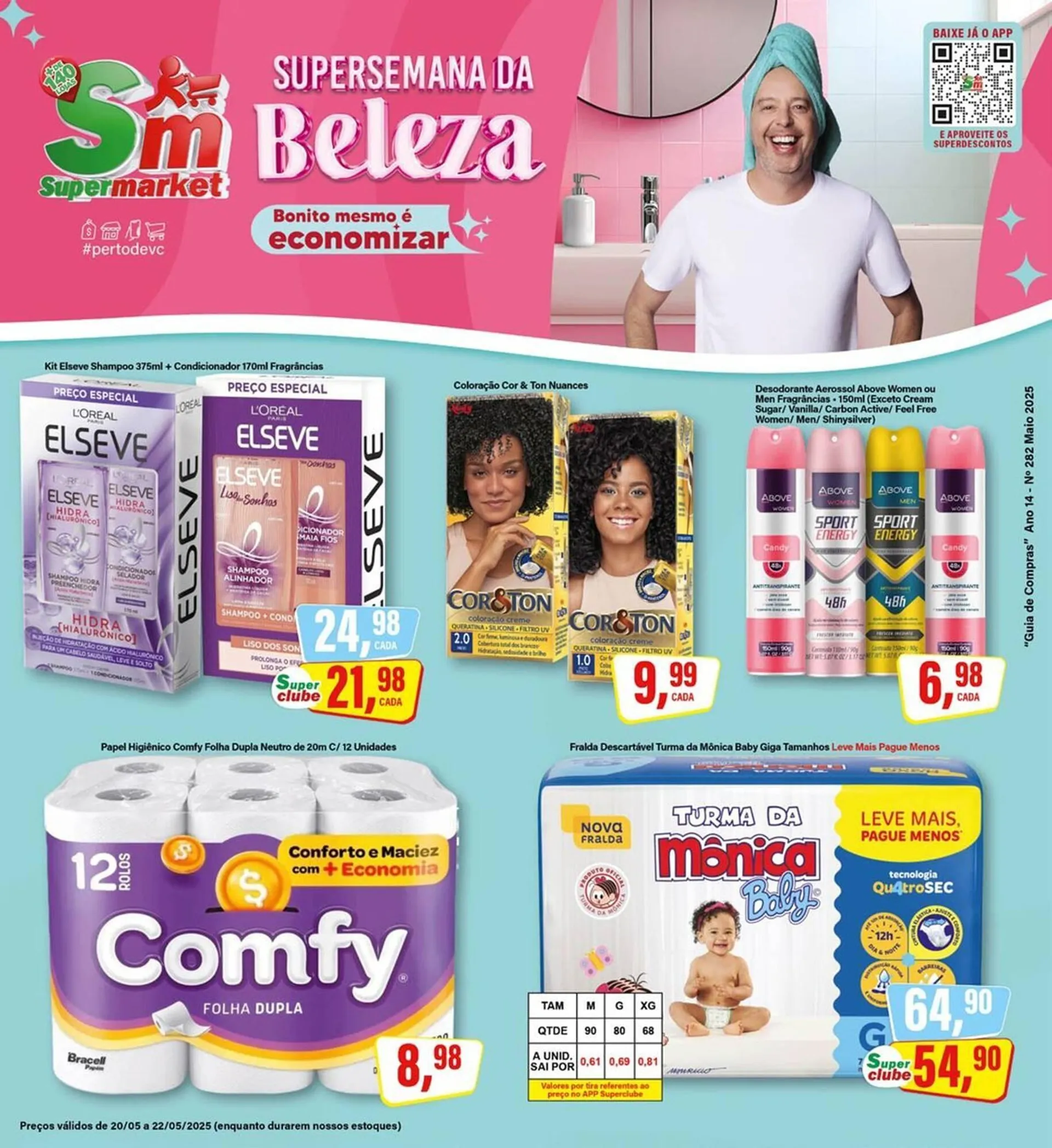 Encarte de Catálogo Rede Supermarket 20 de maio até 22 de maio 2025 - Pagina 1