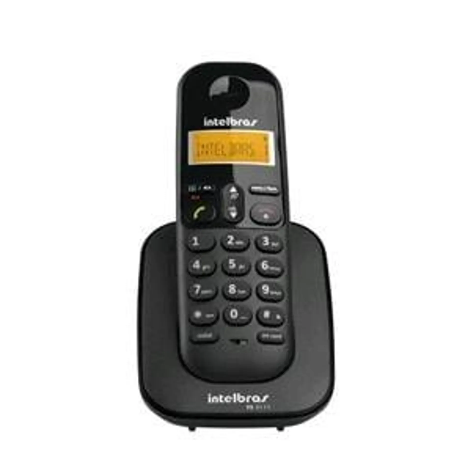 Telefone sem fio TS3111 (somente ramal adicional), preto, Modelo 4123111, INTELBRAS