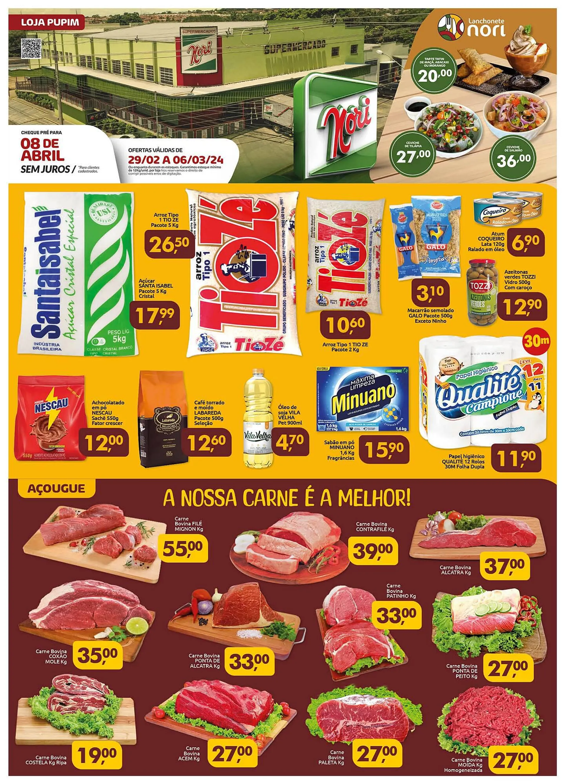 Encarte de Catálogo Supermercados Nori 29 de fevereiro até 6 de março 2024 - Pagina 