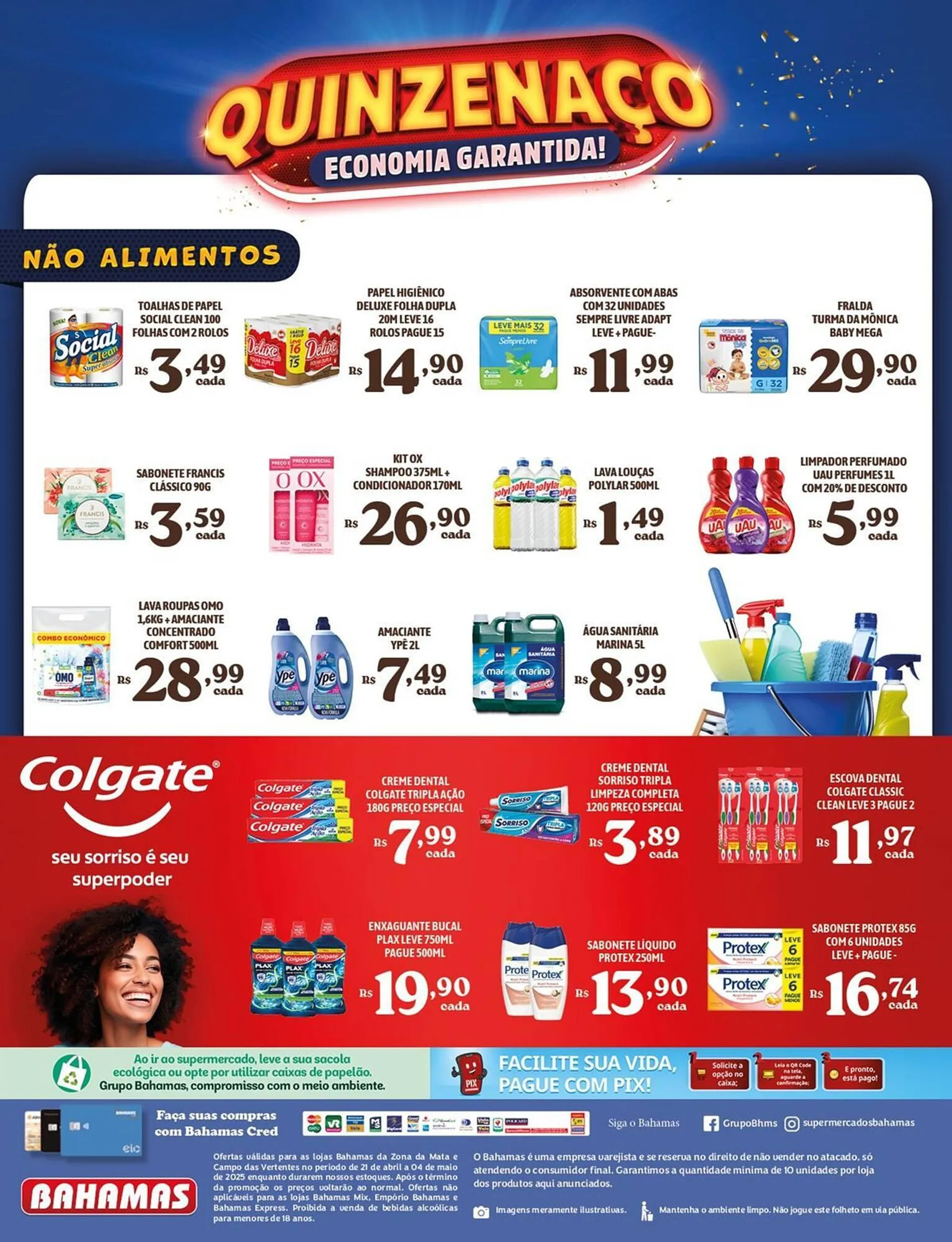 Encarte de Catálogo Bahamas Supermercados 2 de maio até 4 de maio 2025 - Pagina 16