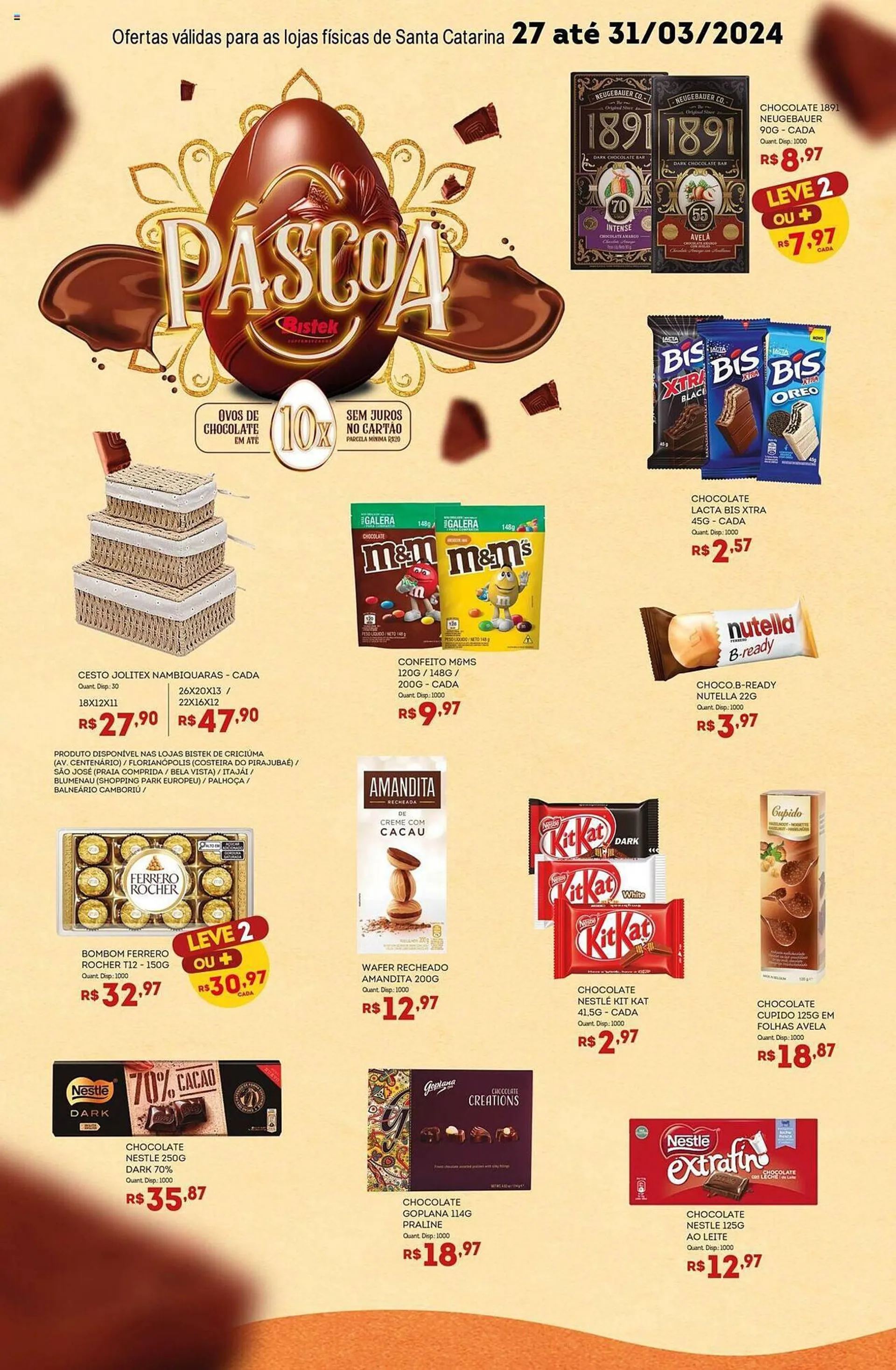 Encarte de Catálogo Bistek Supermercados 27 de março até 31 de março 2024 - Pagina 2