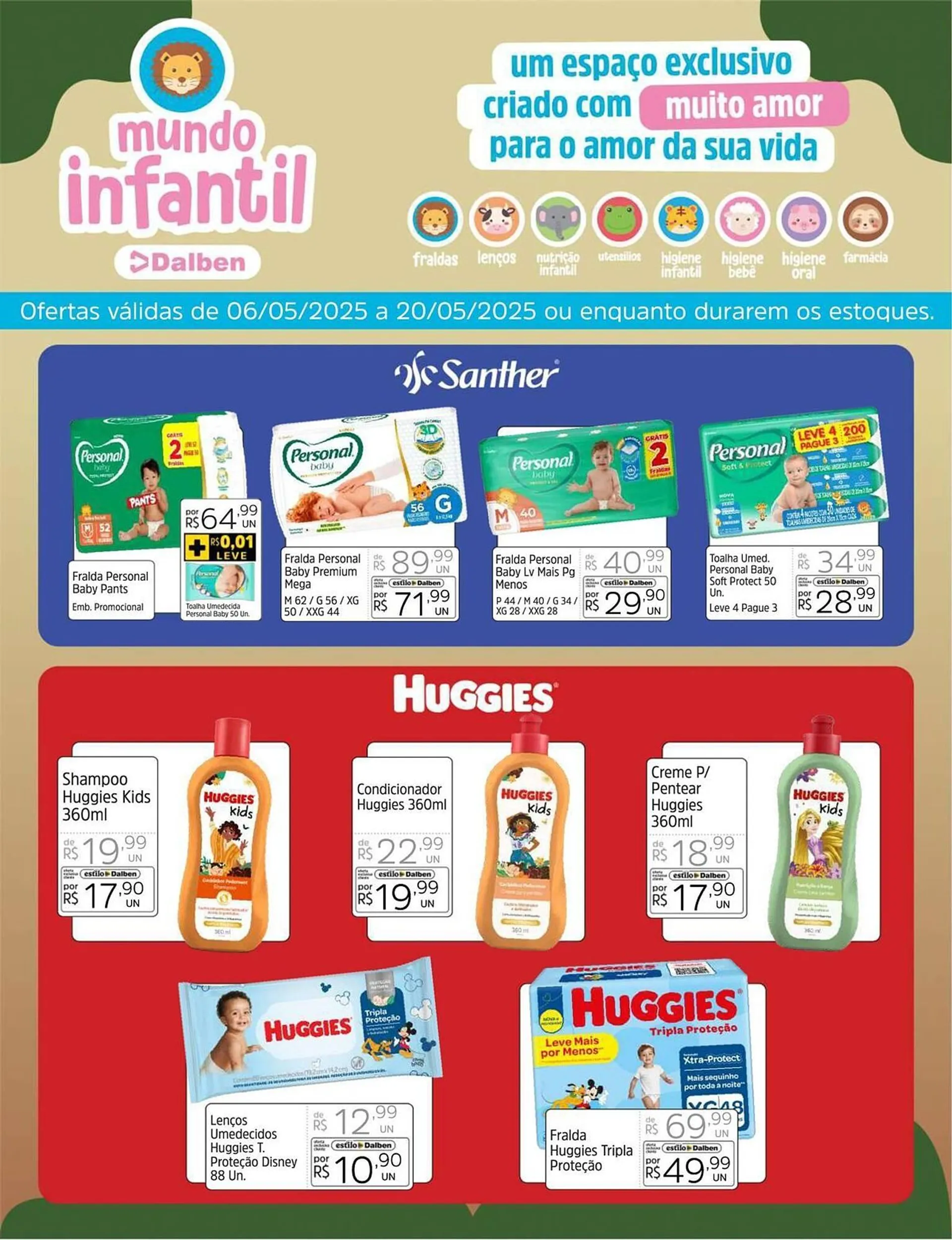 Encarte de Catálogo Supermercado Dalben 6 de maio até 20 de maio 2025 - Pagina 1