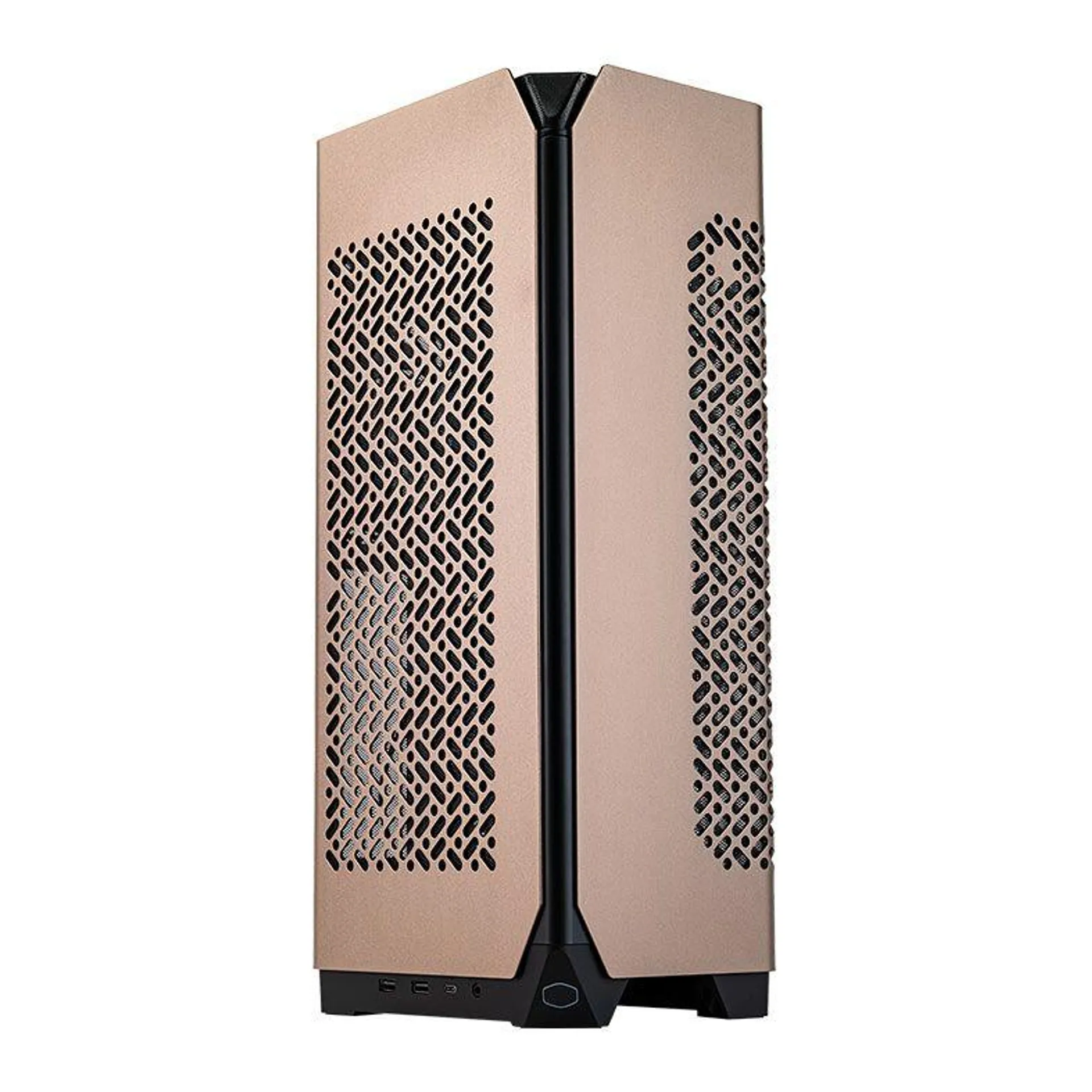 Gabinete Gamer Cooler Master Ncore 100 Max, Com 1 Fan, Fonte 850W e Water Cooler 120mm, Bronze, NR100-ZNNN85-SL0