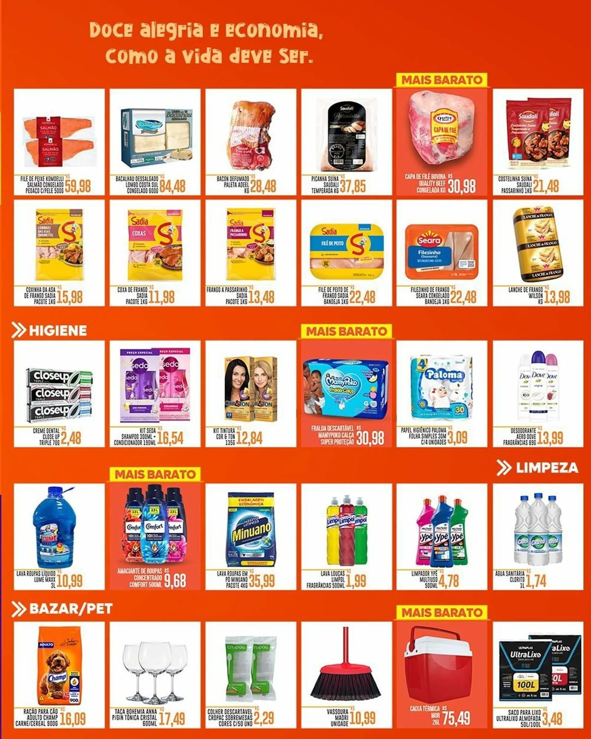 Encarte de Catálogo Cidade Supermercados 18 de abril até 24 de abril 2025 - Pagina 2
