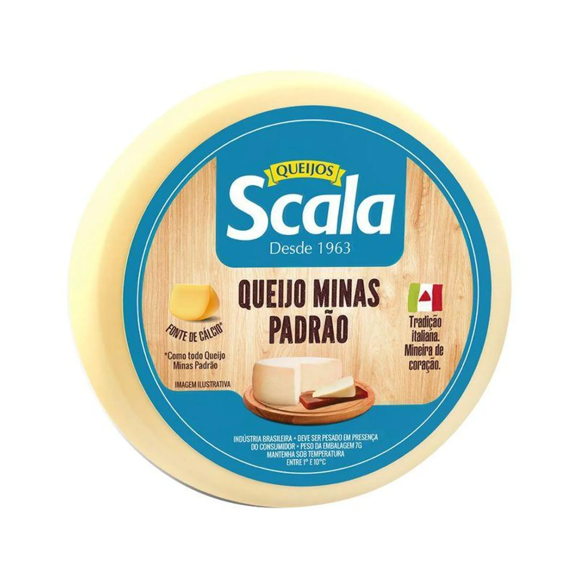 Queijo Minas Padrão Scala Pedaço