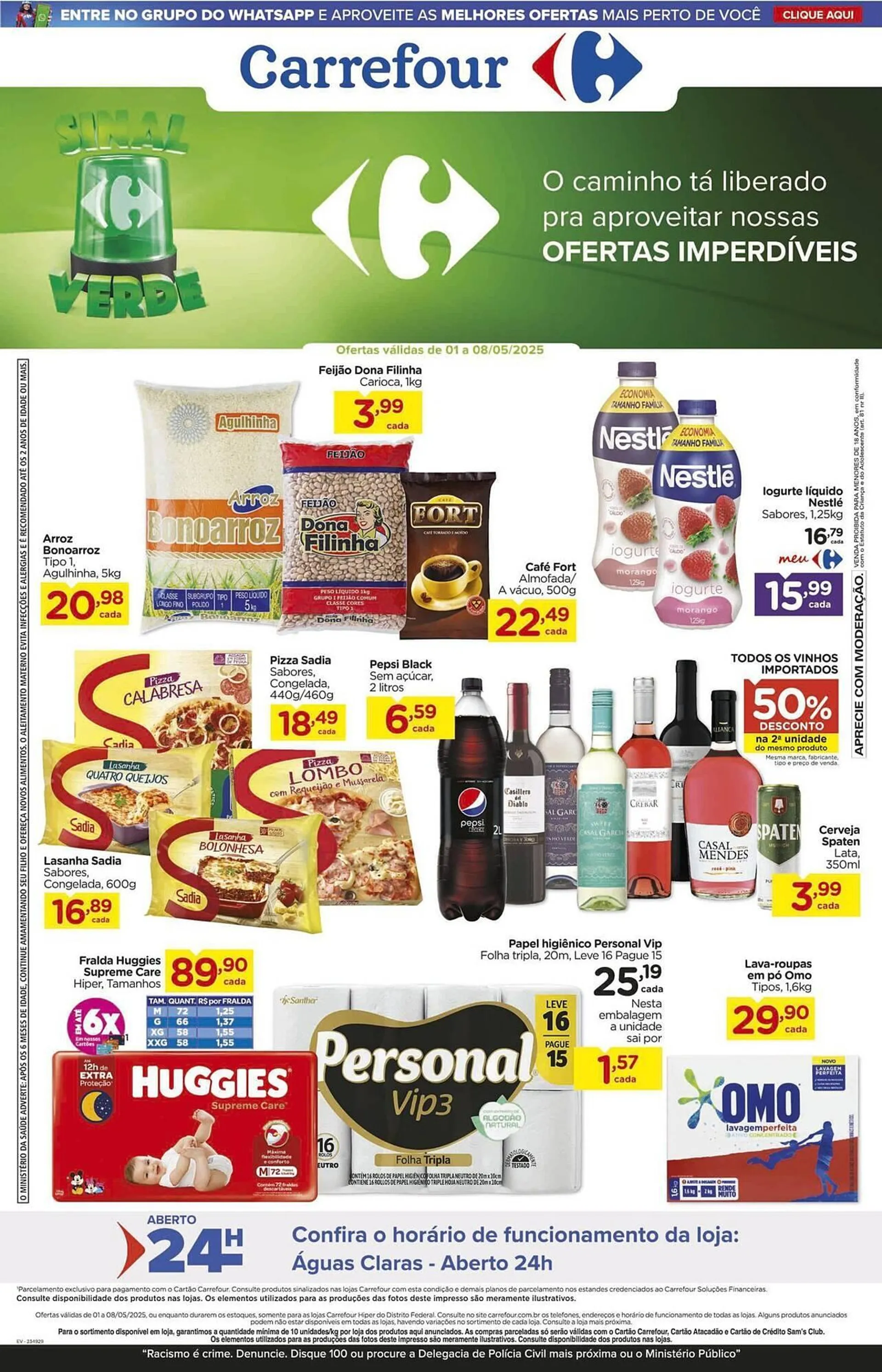 Encarte de Catálogo Carrefour 5 de maio até 8 de maio 2025 - Pagina 1