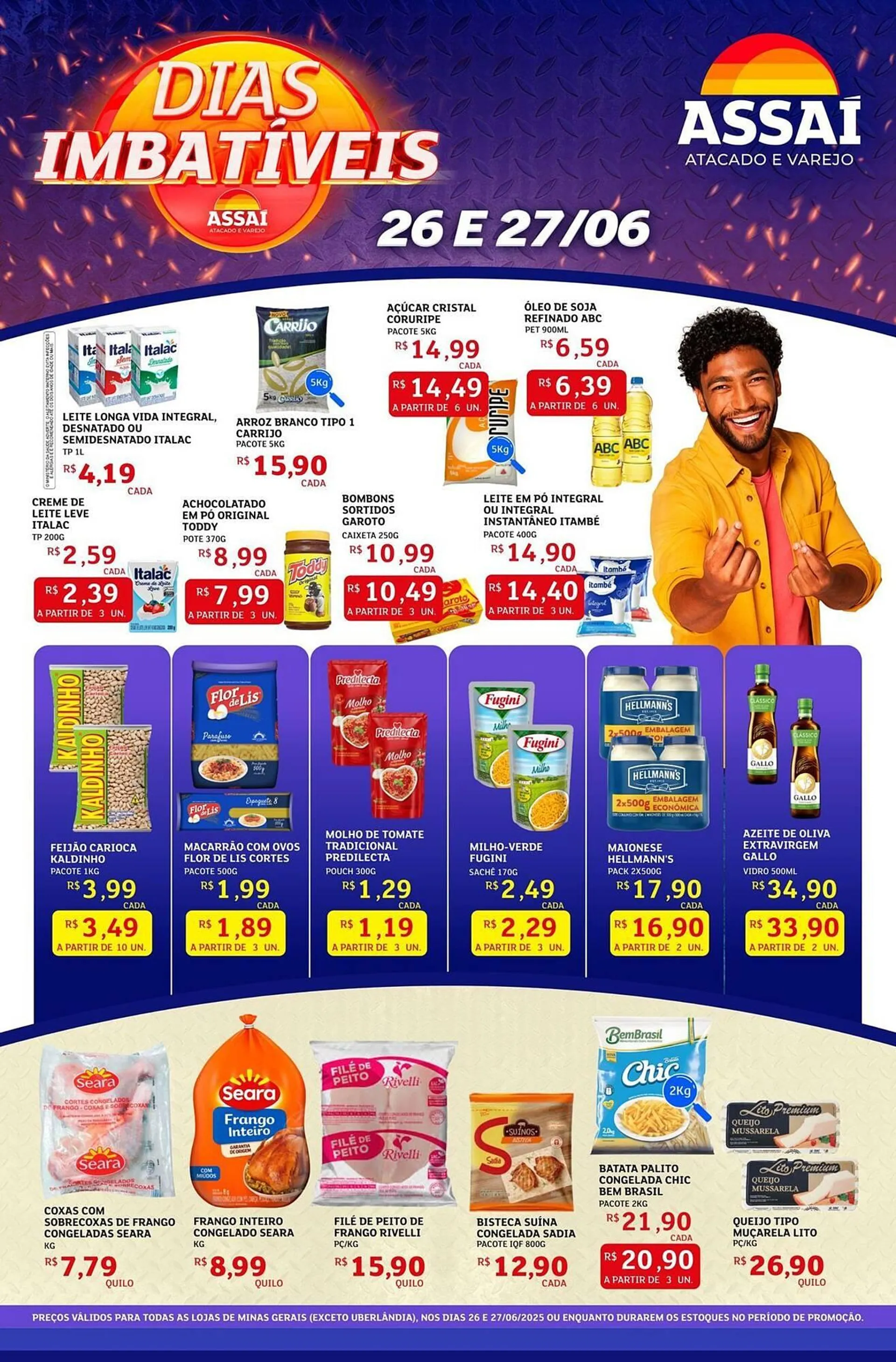 Encarte de Catálogo Assaí Atacadista 26 de junho até 27 de junho 2025 - Pagina 1
