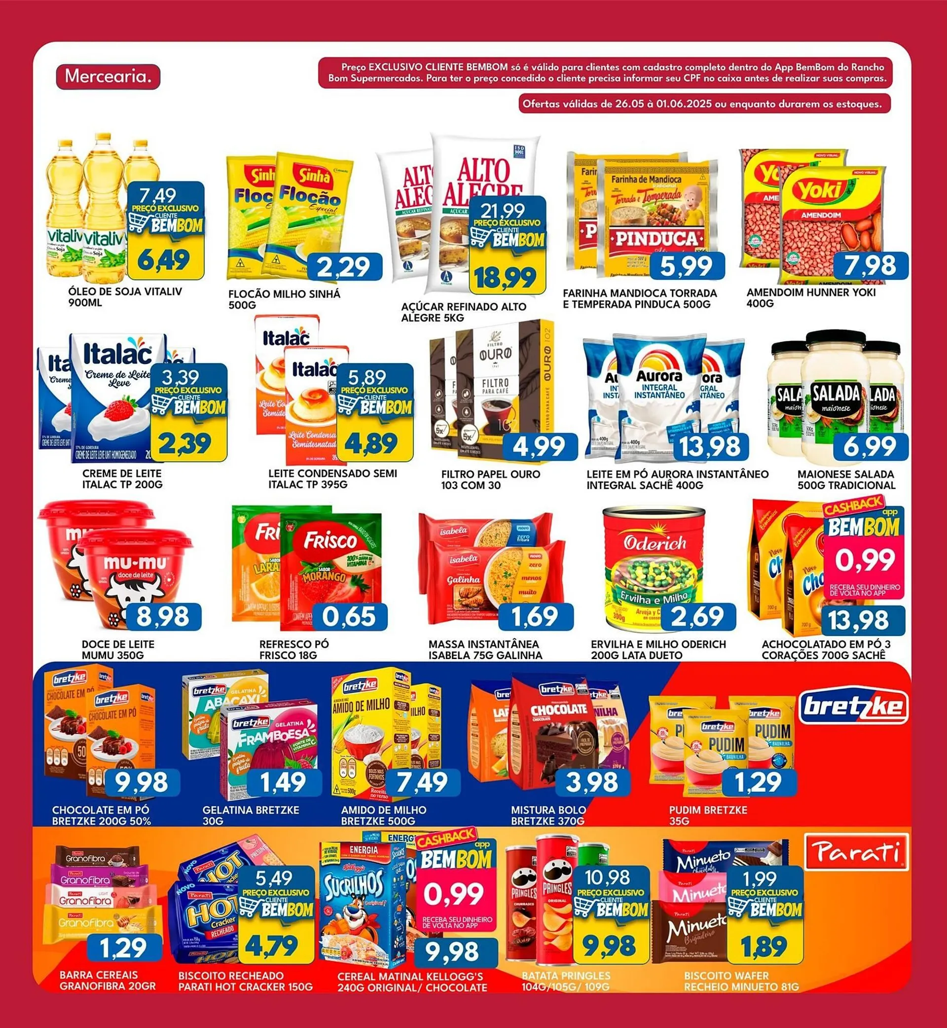 Encarte de Catálogo Rancho Bom Supermercados 26 de maio até 1 de junho 2025 - Pagina 2