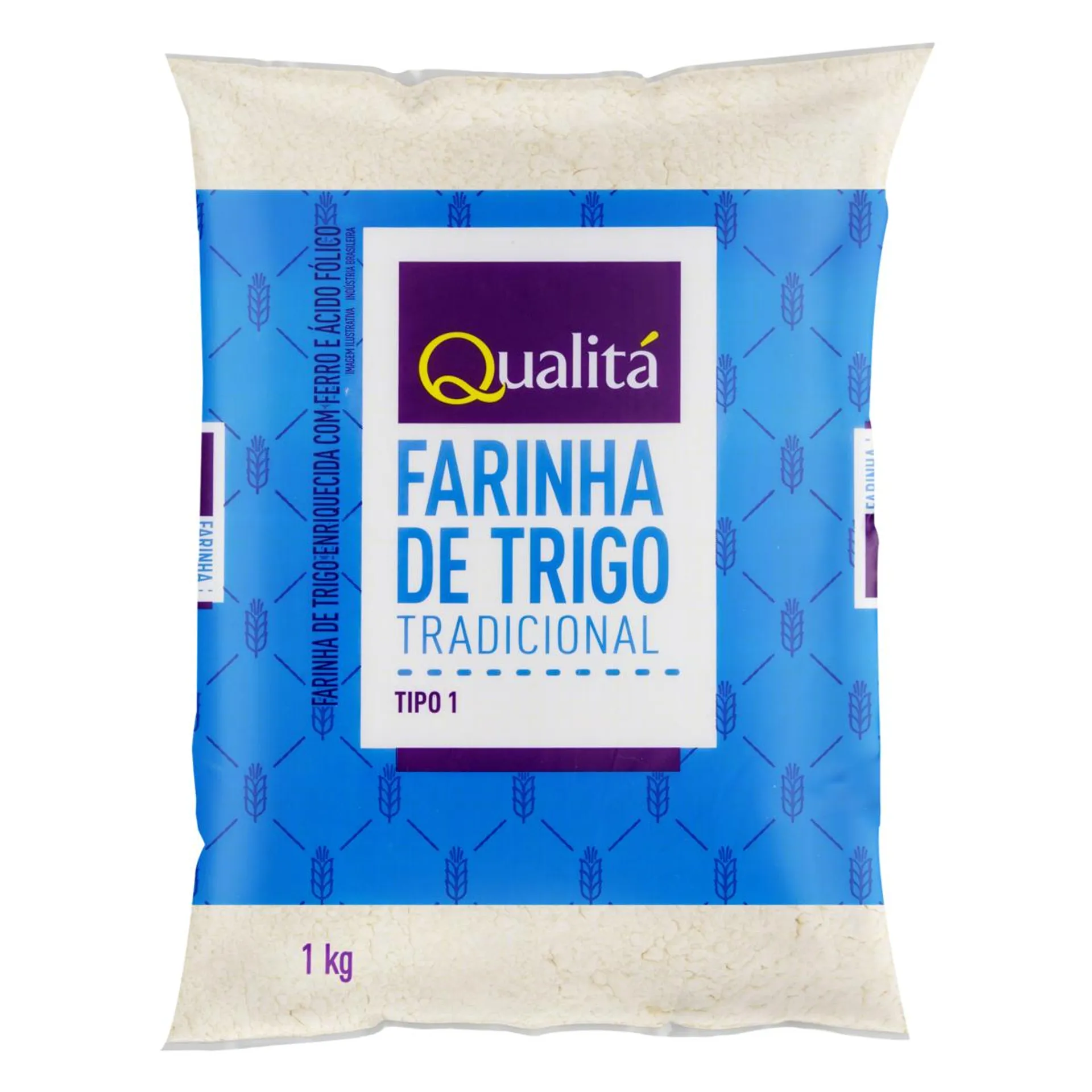 Farinha de Trigo Tipo 1 Tradicional Qualitá Pacote 1kg