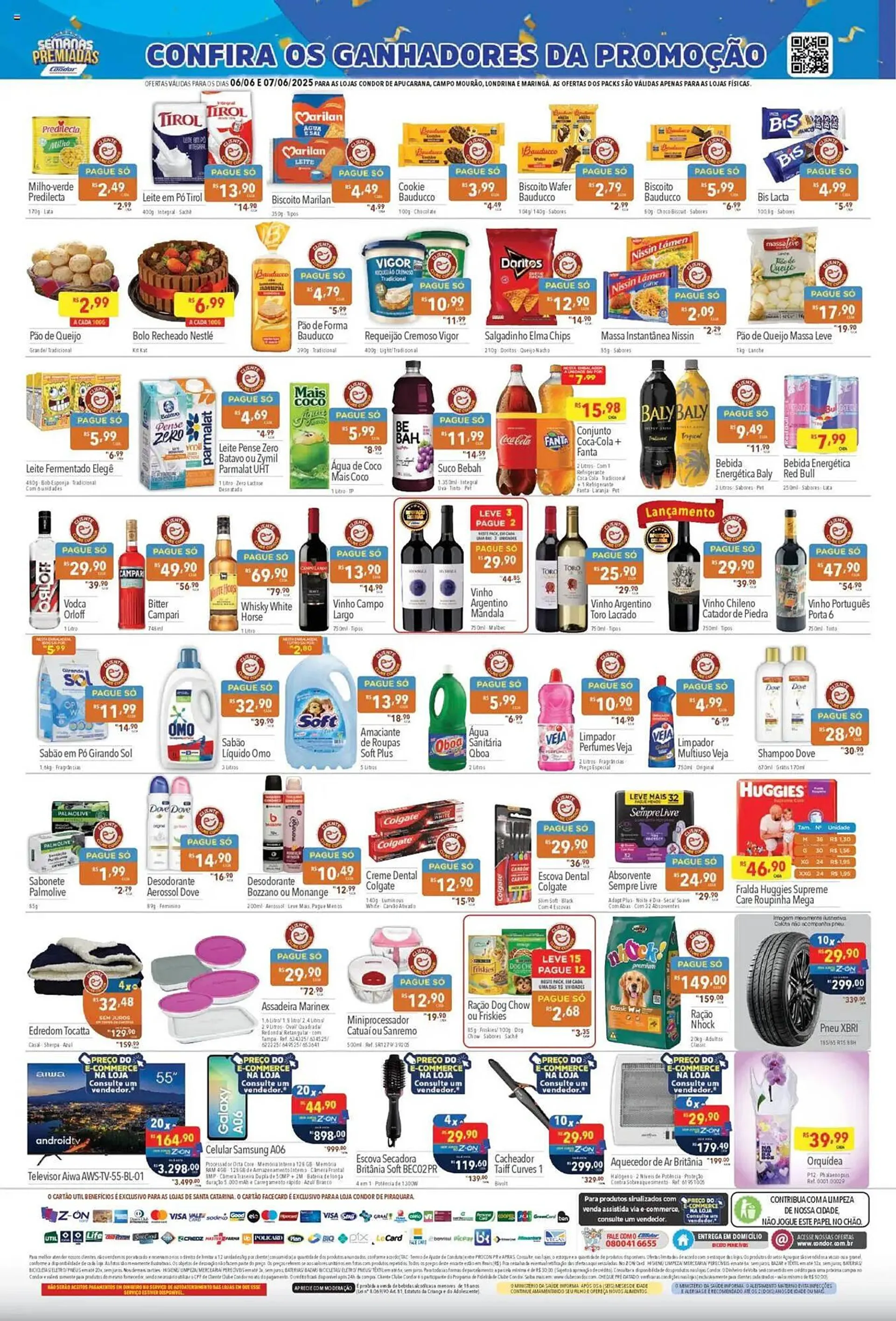 Encarte de Catálogo Supermercados Condor 6 de junho até 7 de junho 2025 - Pagina 2