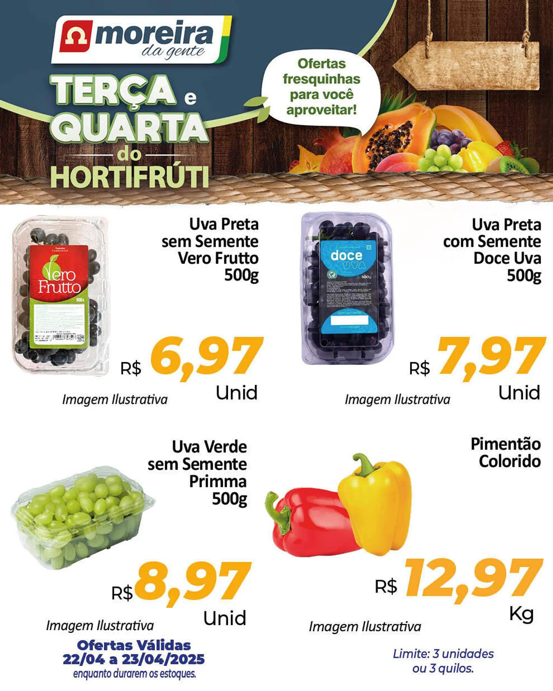 Encarte de Catálogo Hiper Moreira 22 de abril até 23 de abril 2025 - Pagina 2