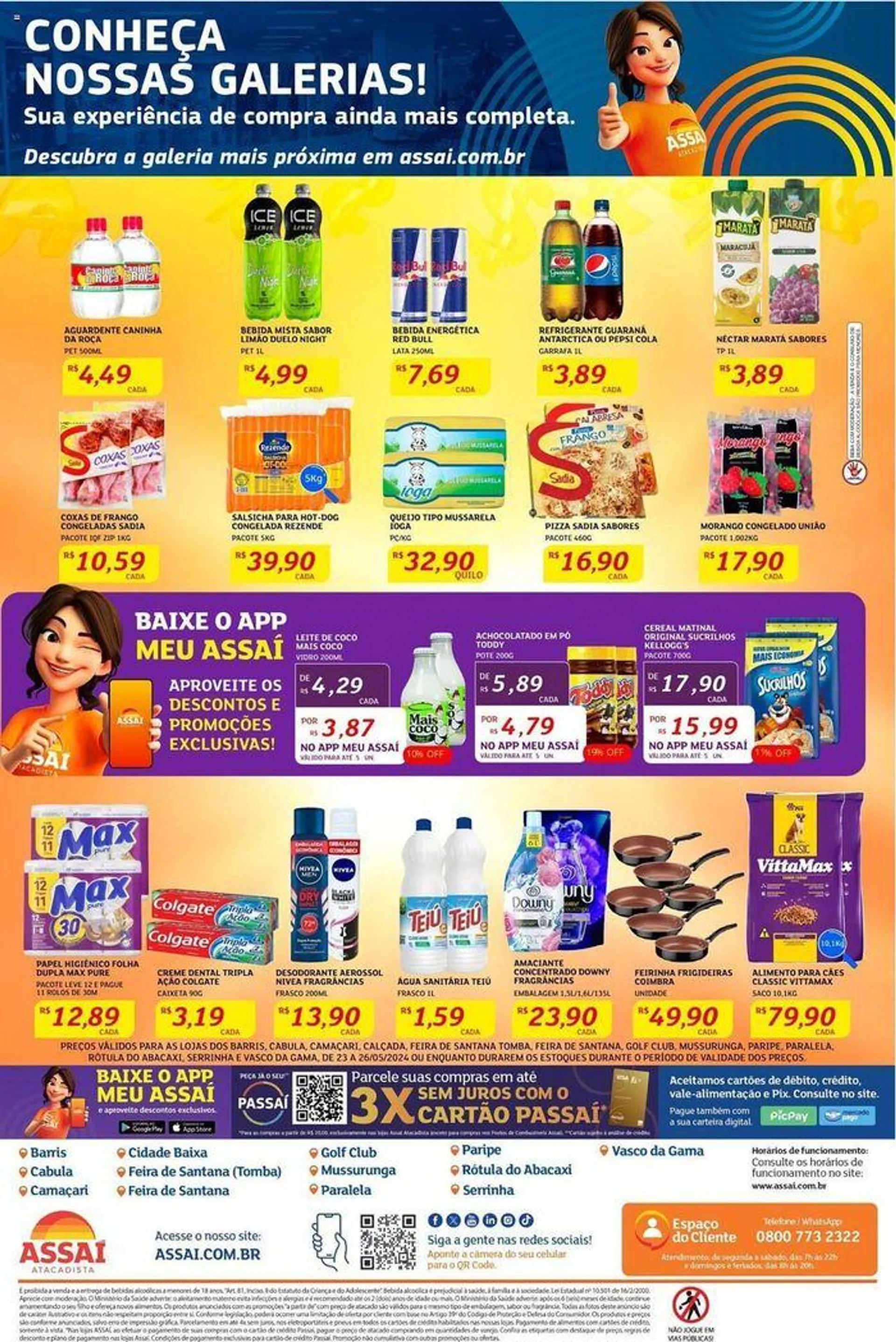 Encarte de Ofertas Assaí Atacadista 23 de maio até 26 de maio 2024 - Pagina 2