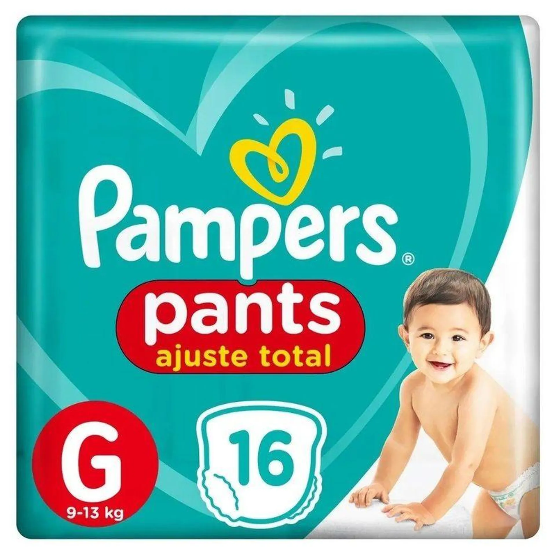 FRALDA PAMPERS PANTS G 16UN