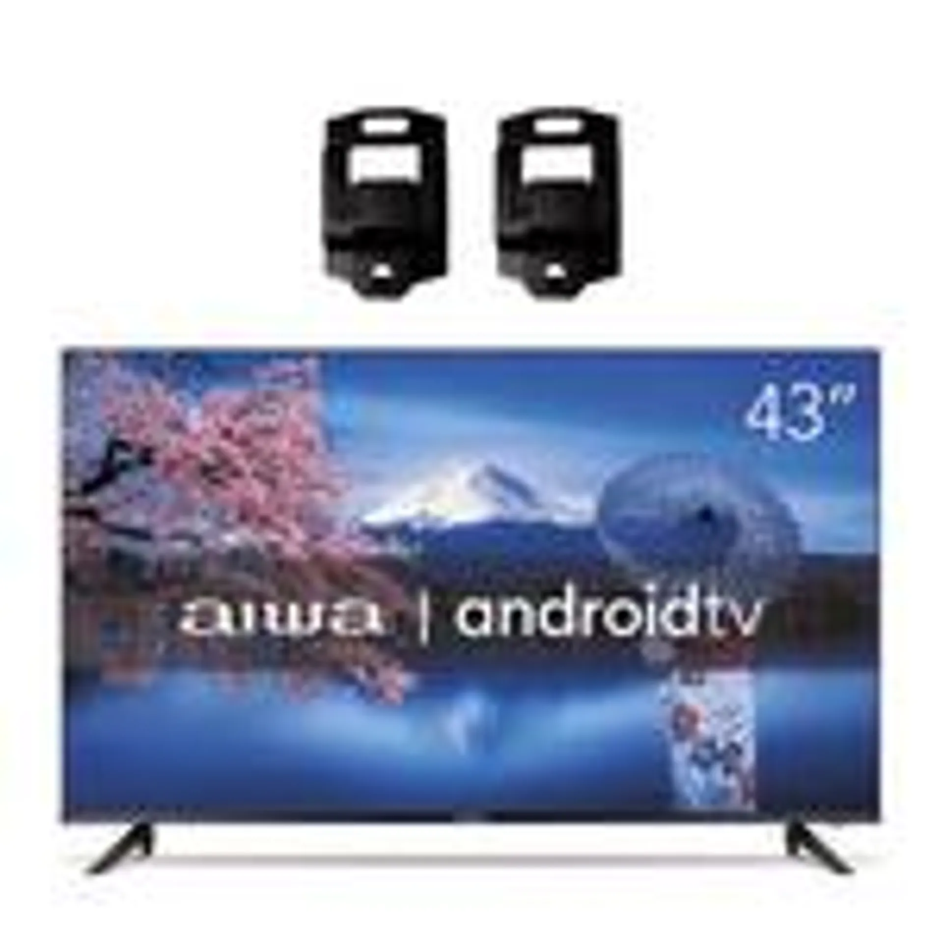 Smart TV 43" Aiwa Full HD com Suporte de Parede Fixo Brasforma BL02