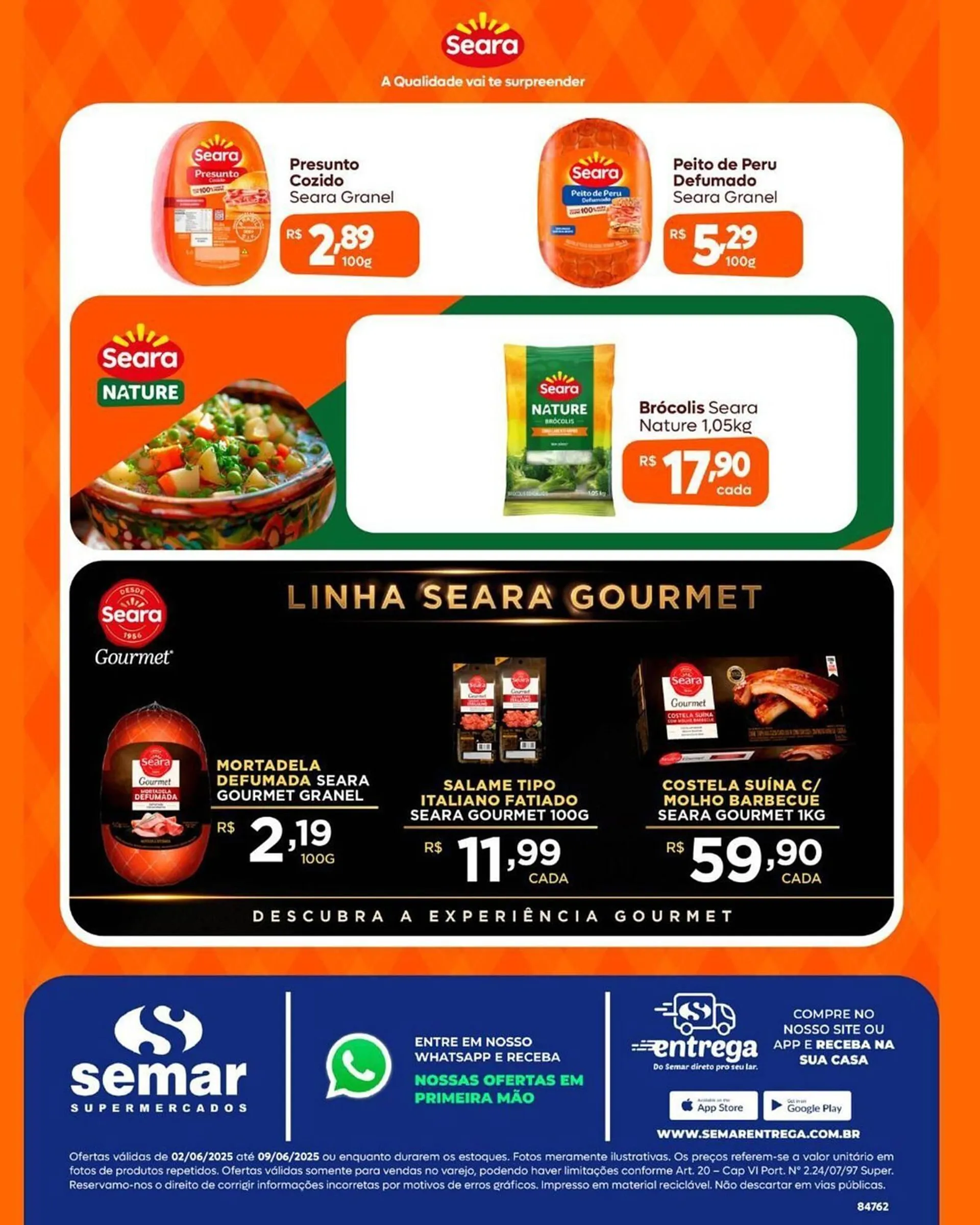 Encarte de Catálogo Semar Supermercado 5 de junho até 9 de junho 2025 - Pagina 2