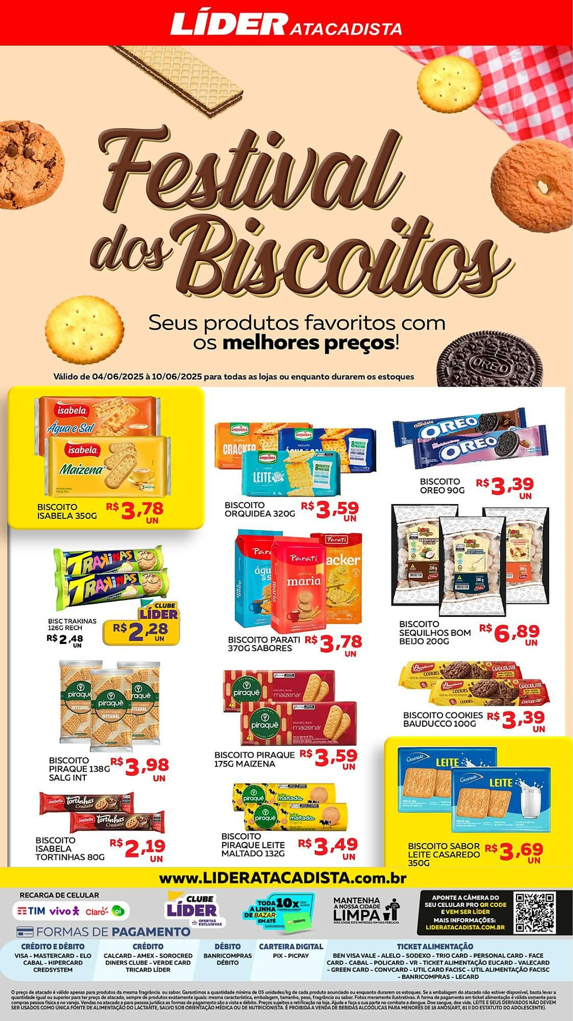 Encarte de Catálogo Lider Atacadista 4 de junho até 10 de junho 2025 - Pagina 1