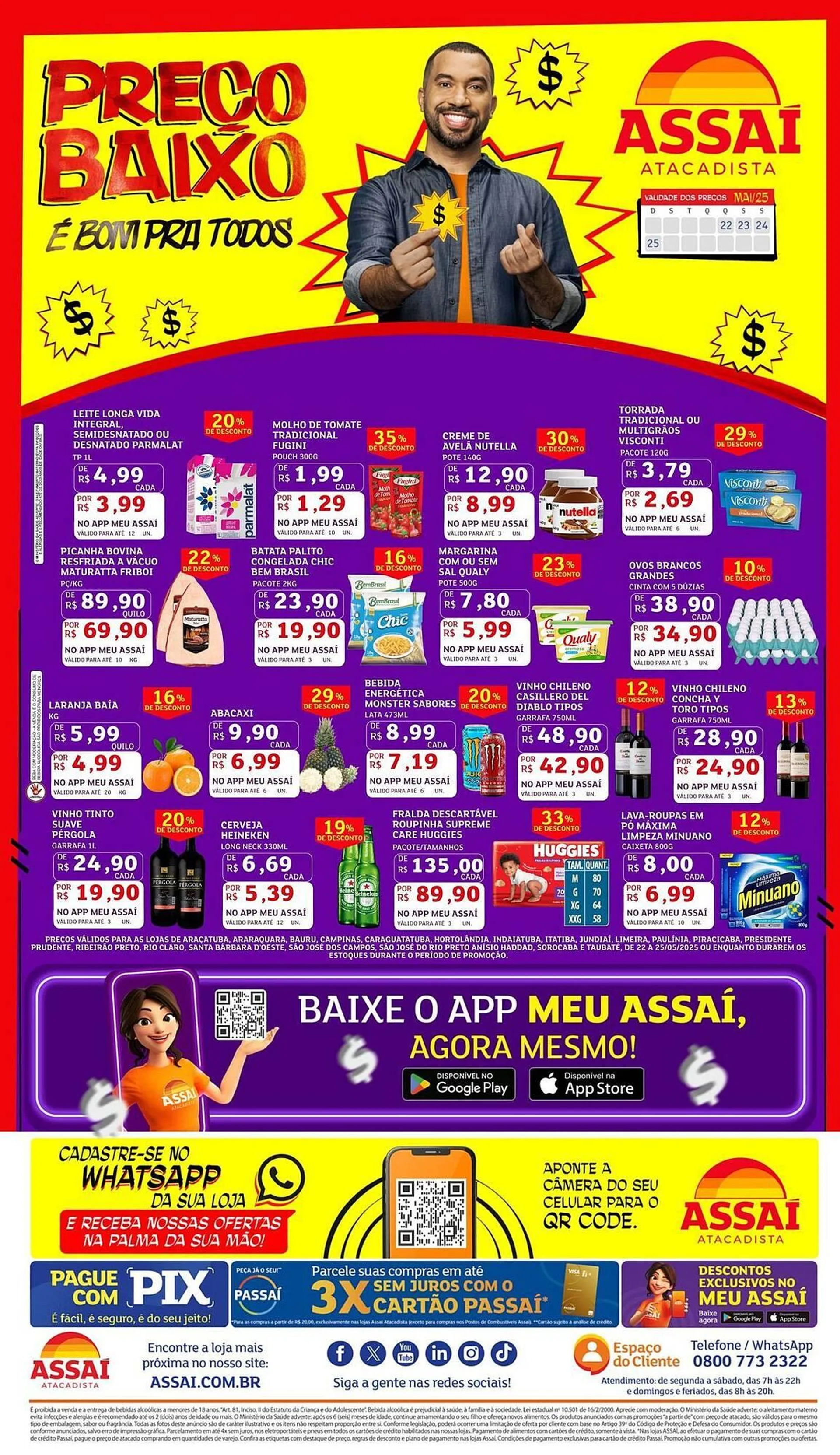 Encarte de Catálogo Assaí Atacadista 24 de maio até 25 de maio 2025 - Pagina 1