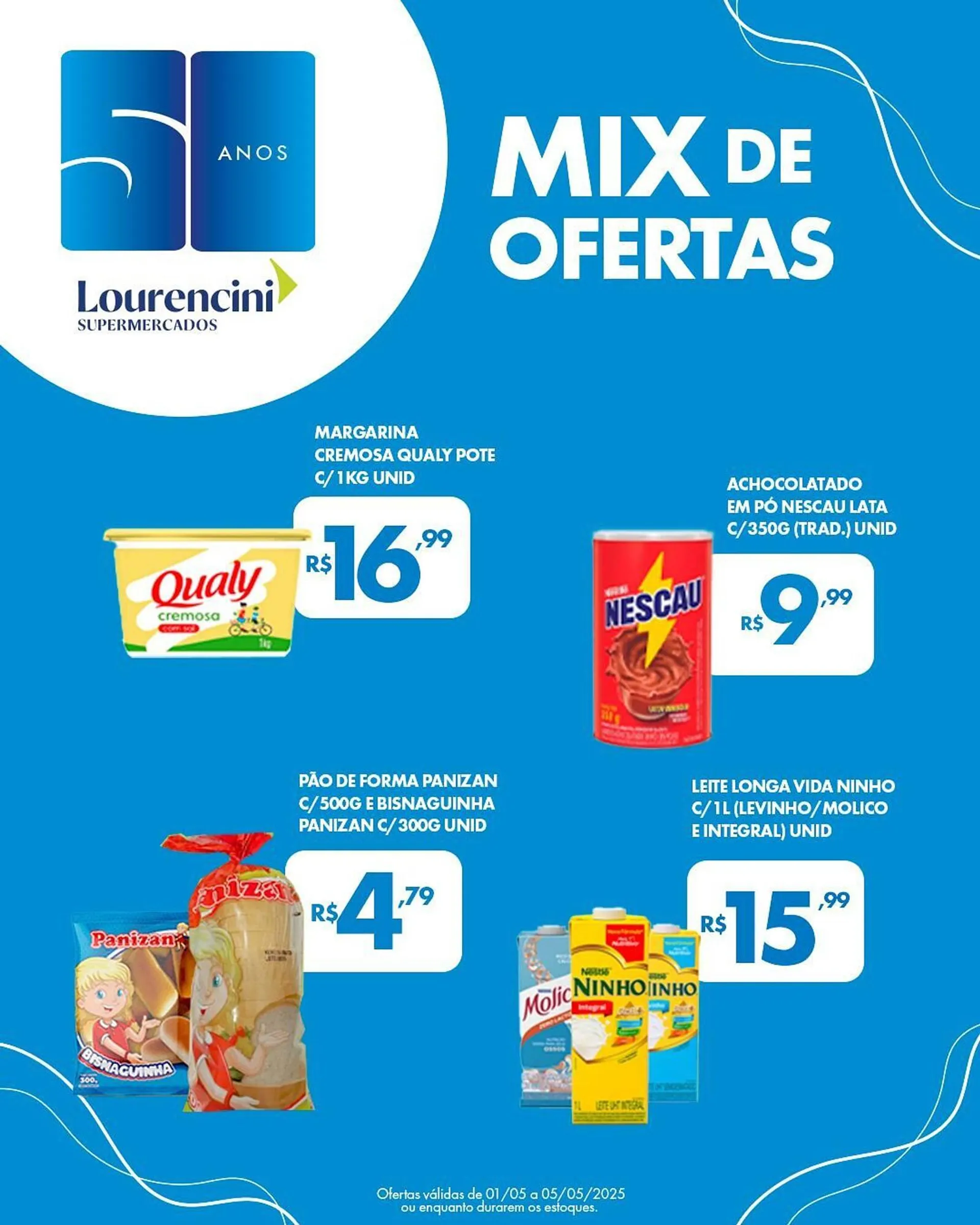 Encarte de Catálogo Lourencini Supermercados 3 de maio até 5 de maio 2025 - Pagina 2