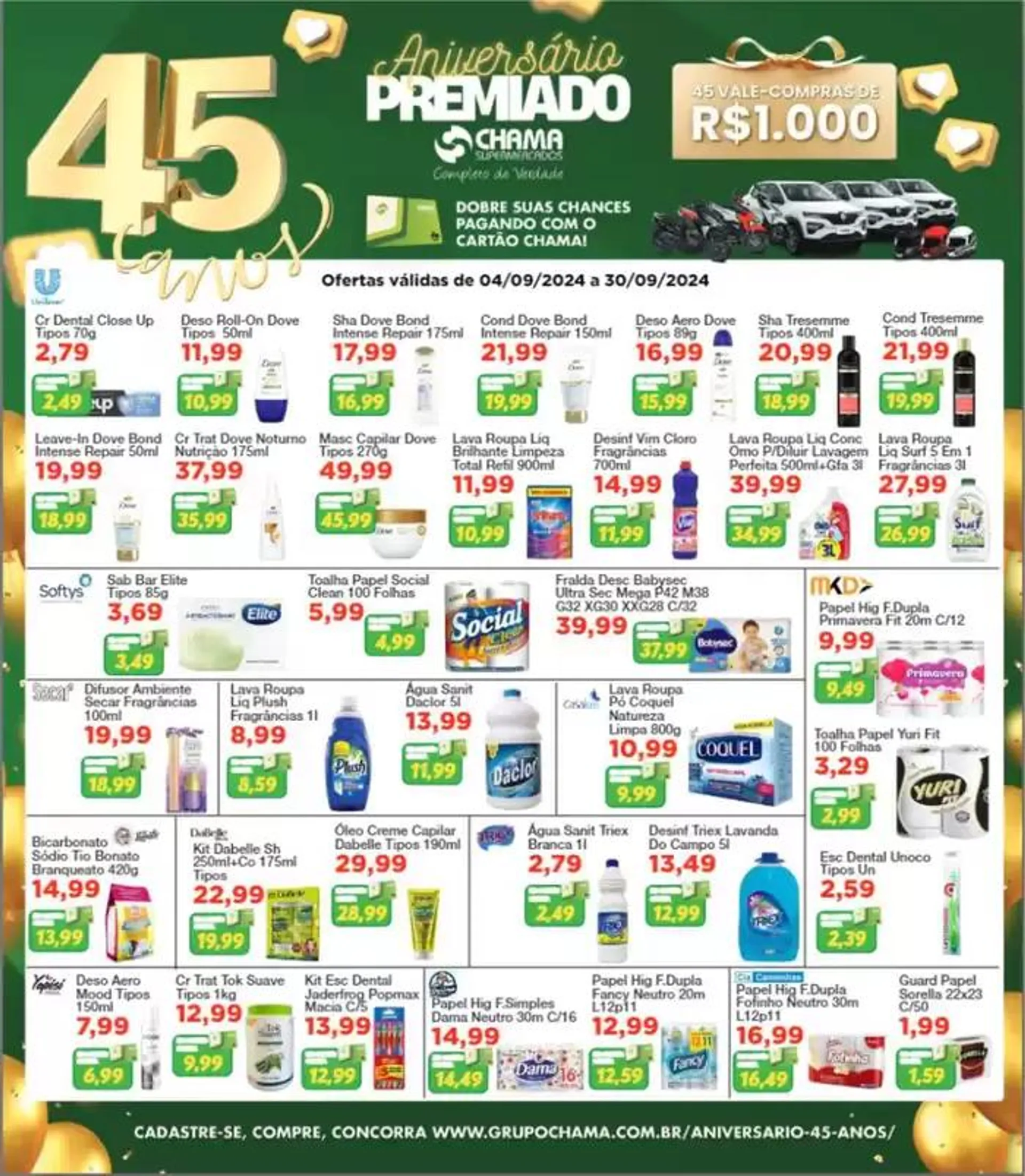 Encarte de Revista de Ofertas de Aniversário 45 Anos 17 de setembro até 30 de setembro 2024 - Pagina 23