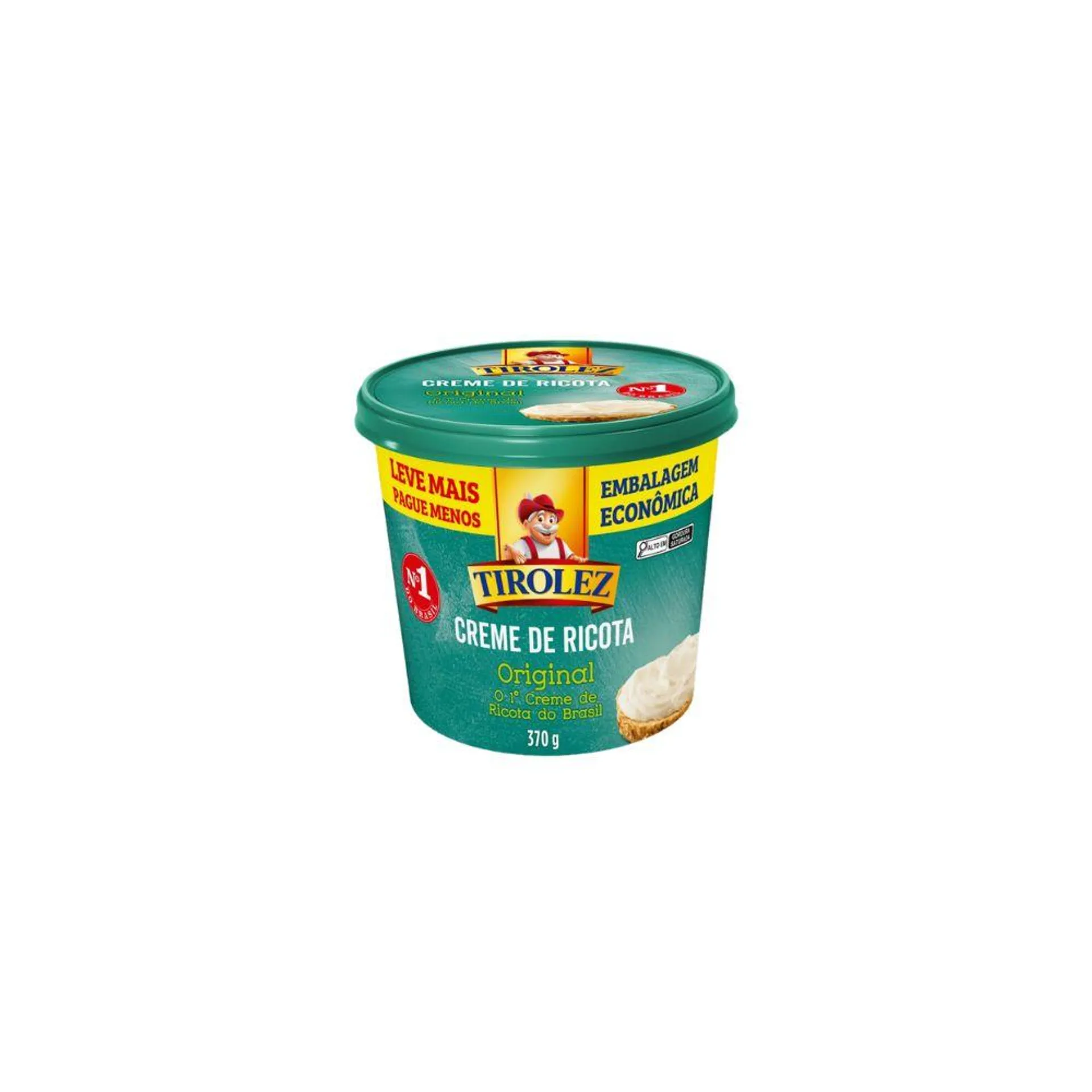 Creme Queijo Ricota Tirolez 370g Tradicional