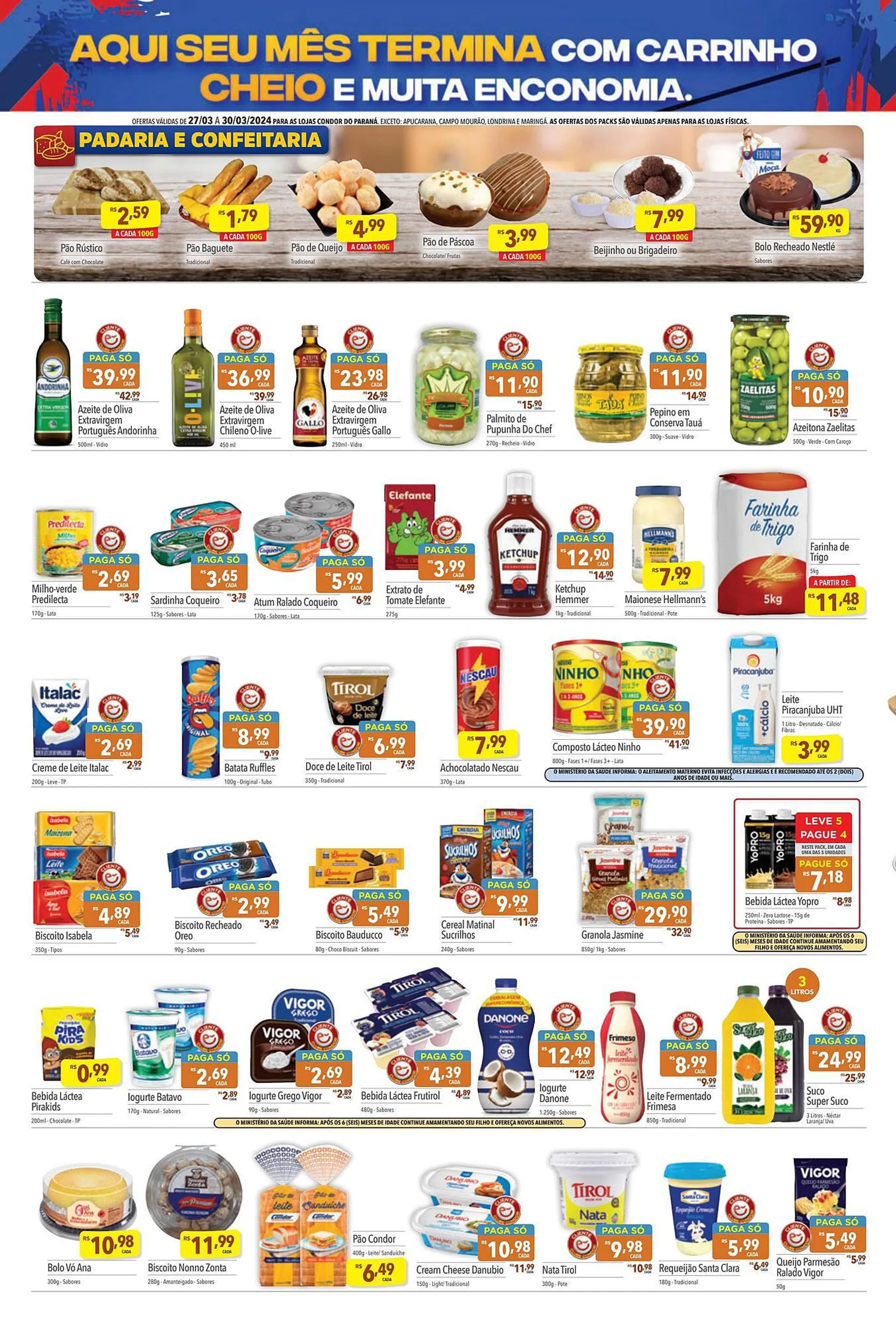 Encarte de Catálogo Supermercados Condor 27 de março até 30 de março 2024 - Pagina 2