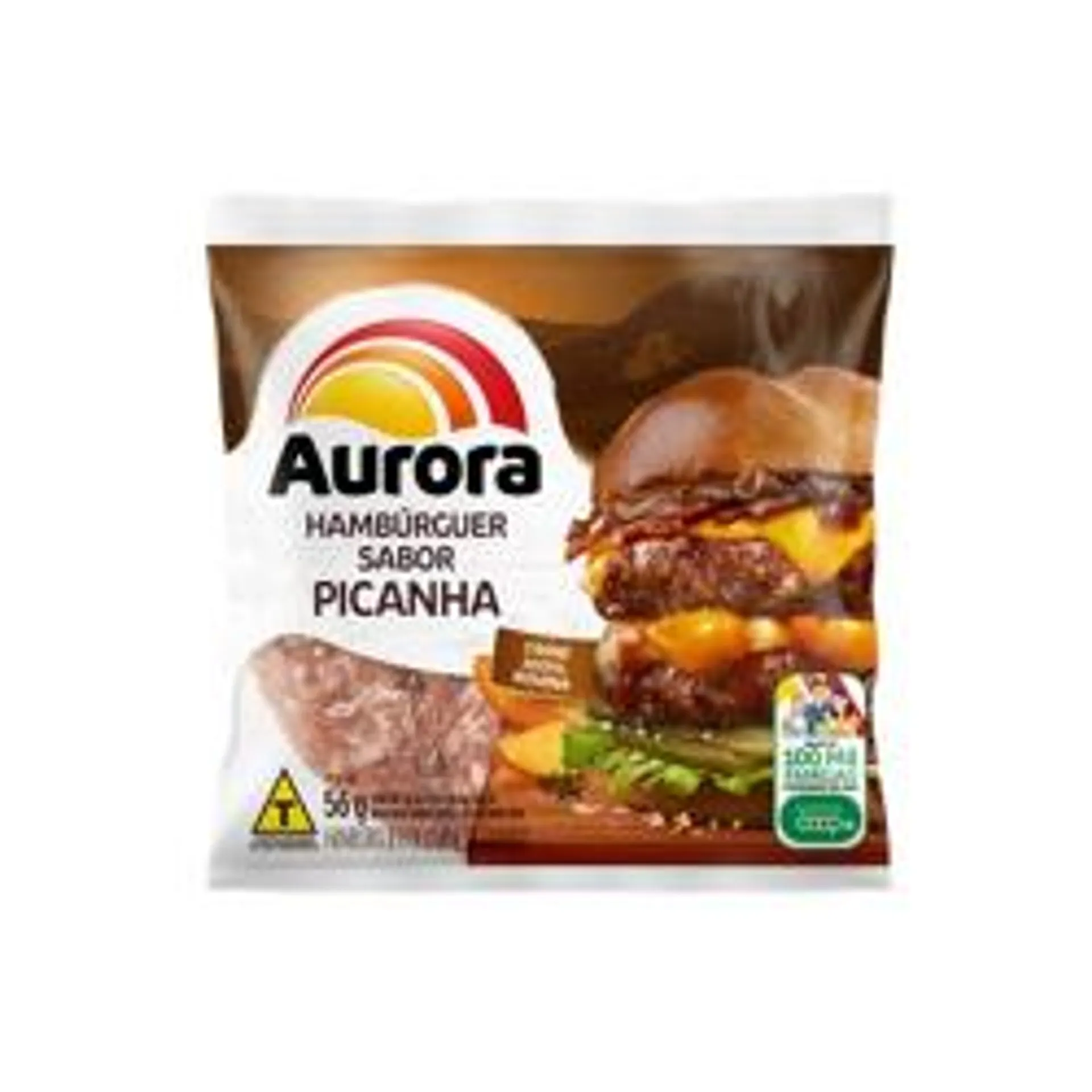 Hamburguer Aurora Picanha Pa 90g