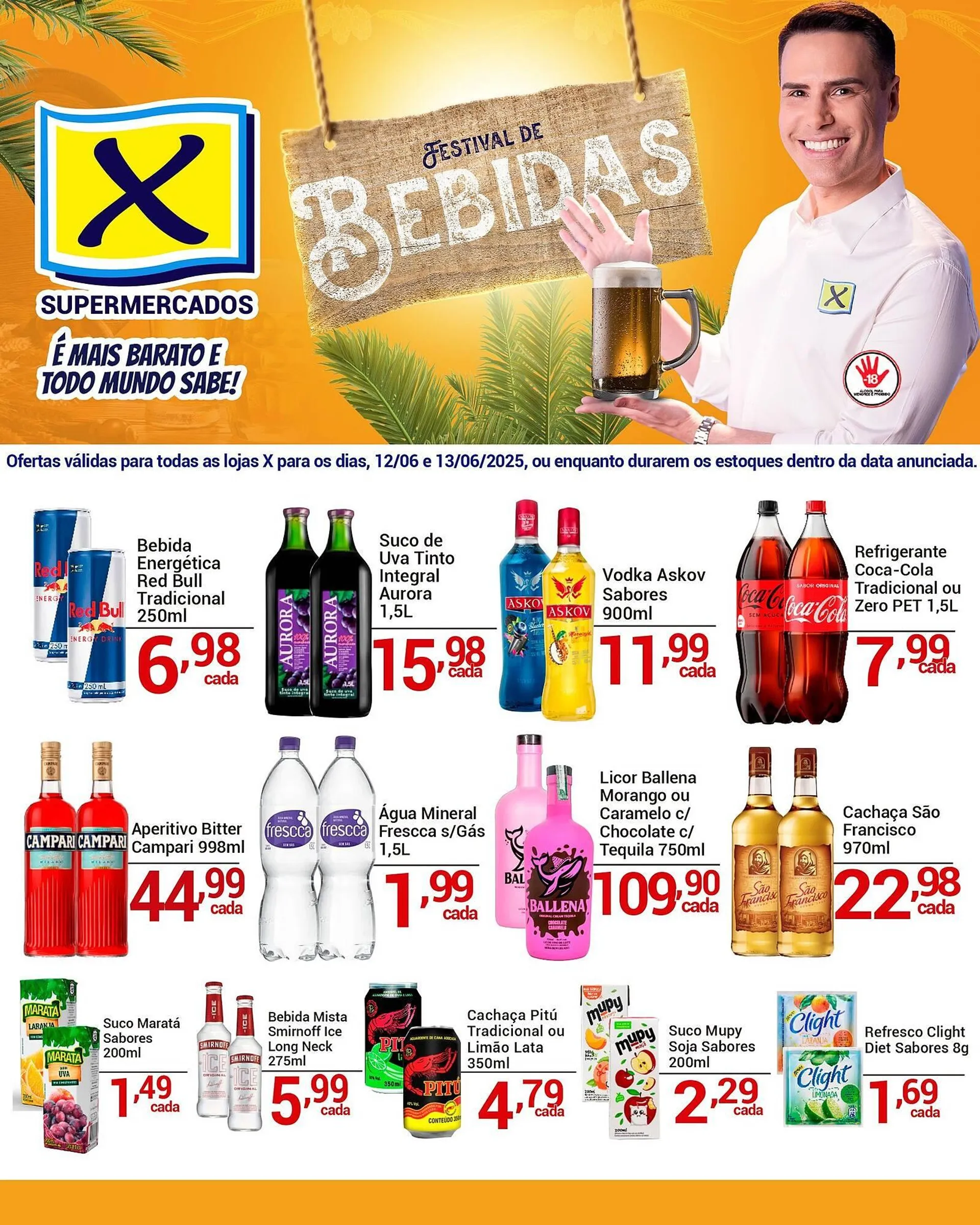 Encarte de Catálogo X Supermercados 12 de junho até 13 de junho 2025 - Pagina 2