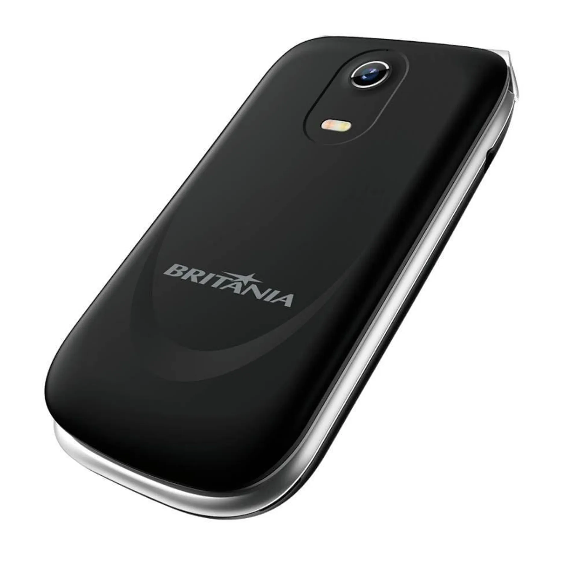 Celular Britânia Flip Dual Chip Bce03 - Preto