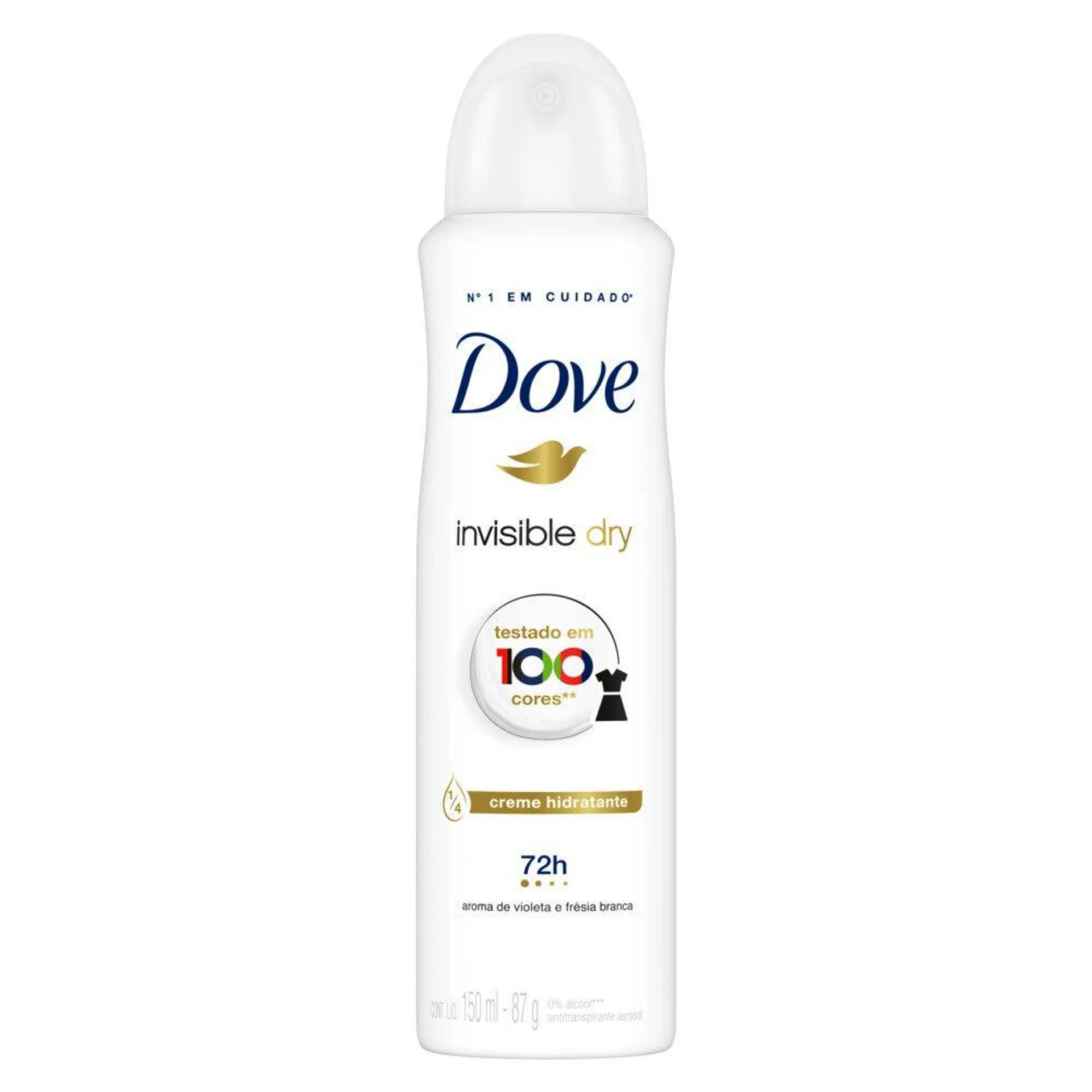 Desodorante Antitranspirante Aerosol Dove Invisible Dry 150ml