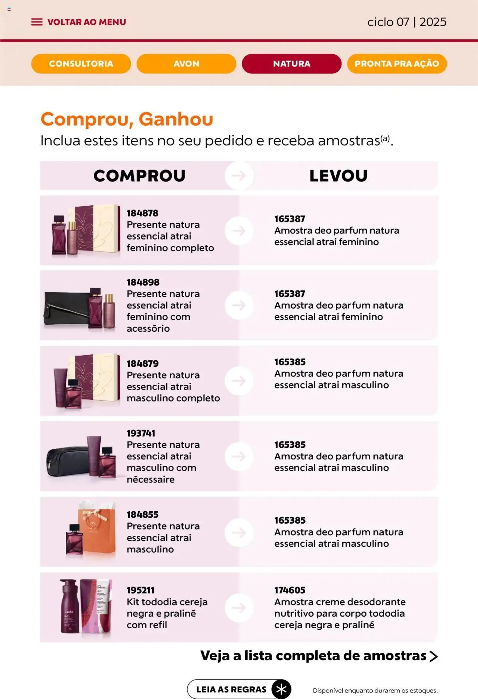 Encarte de Avon - Campanha 07: Minha Consultoria 3 de abril até 1 de maio 2025 - Pagina 81