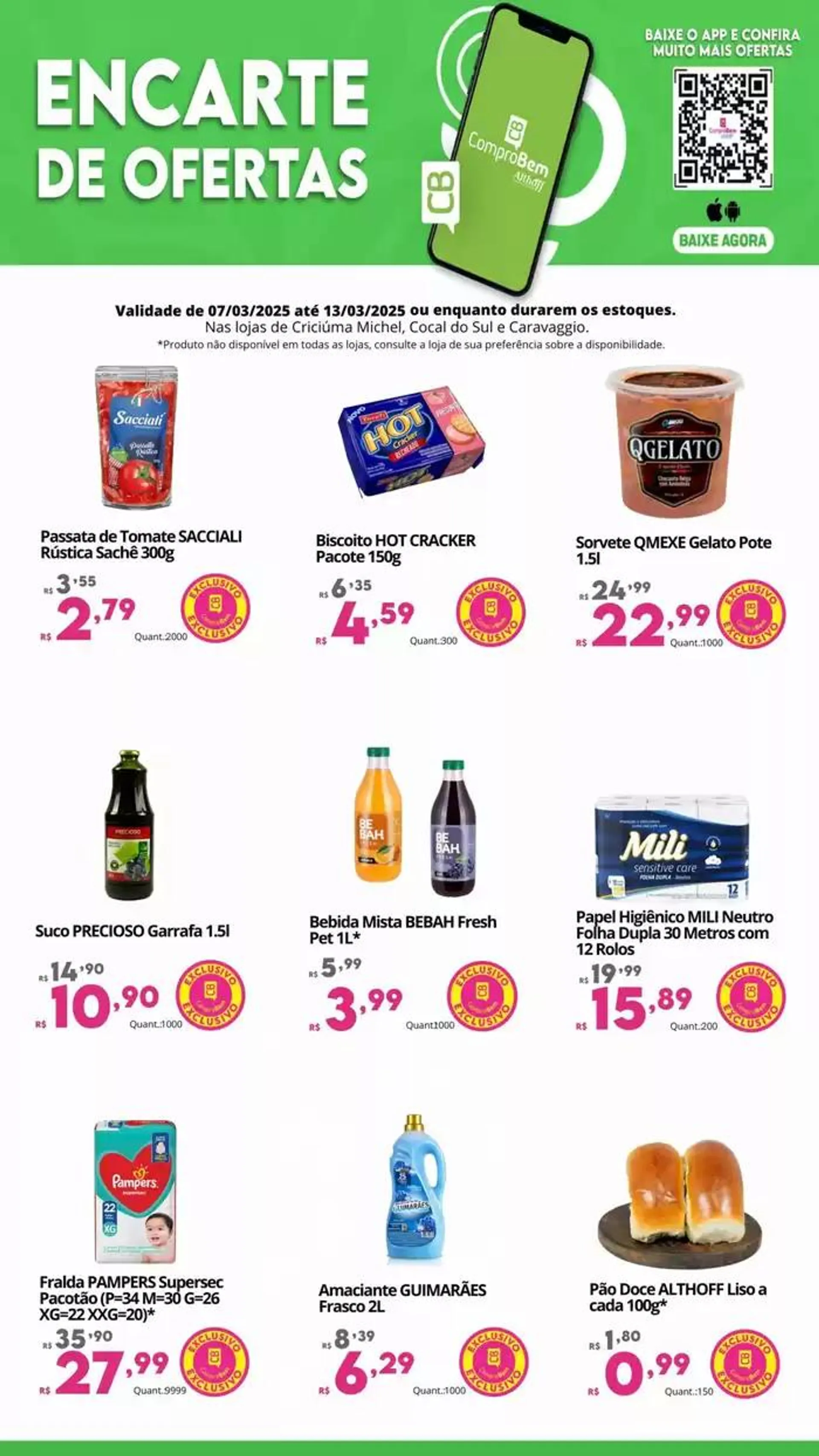 Encarte de Encarte Semanal - CO. 7 de março até 13 de março 2025 - Pagina 1