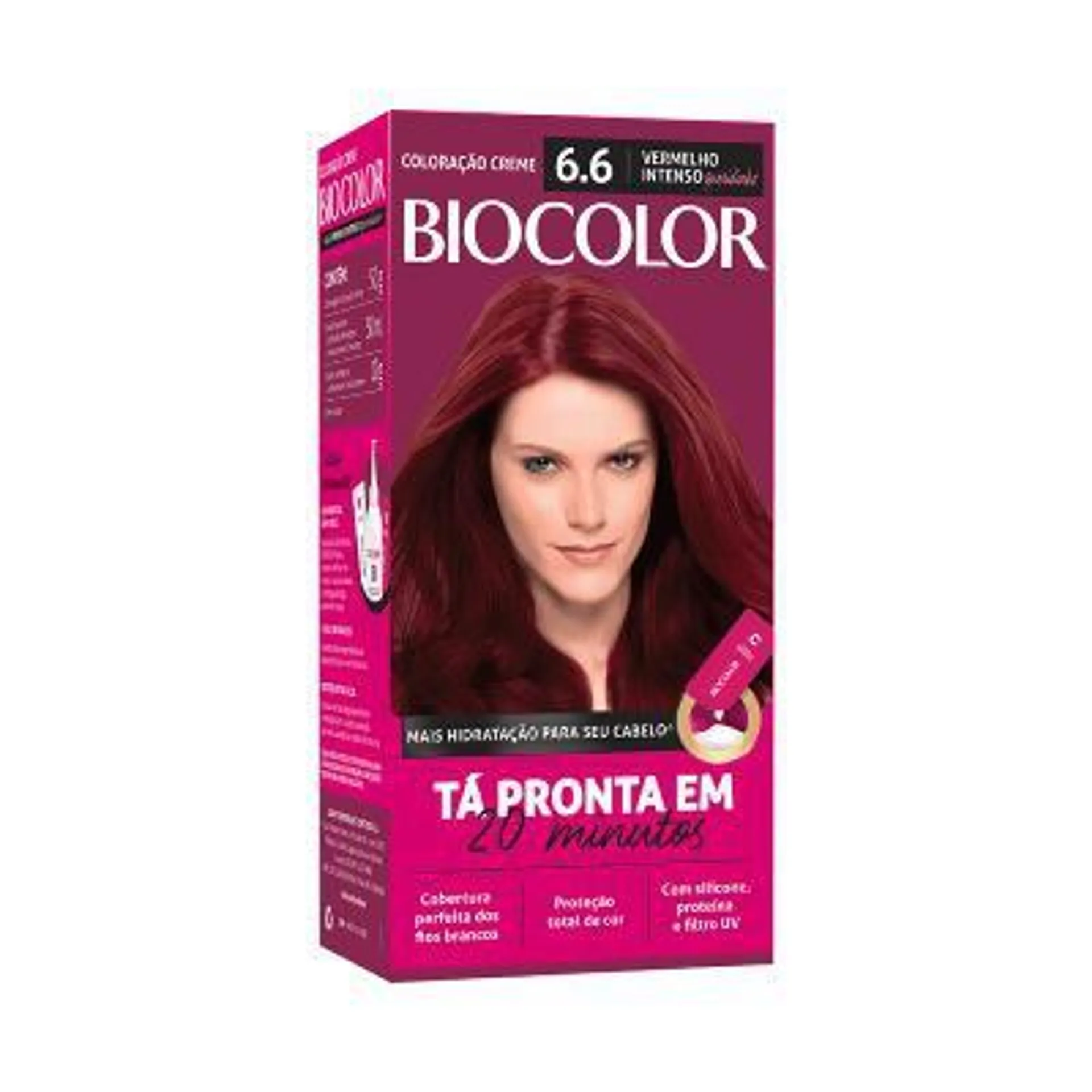 Tintura Mini Kit Biocolor 6.6 Vermelho Intenso Vibrante