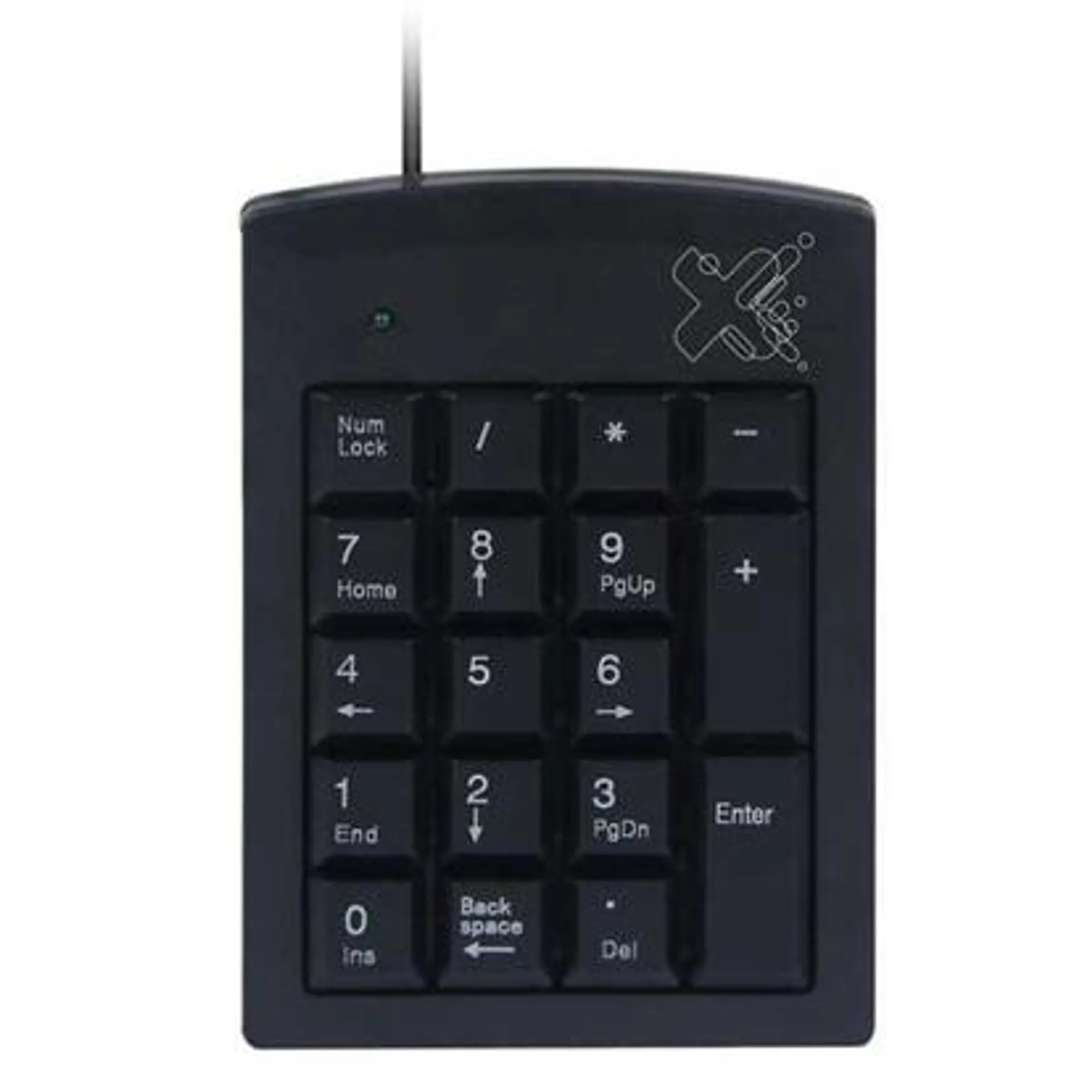 Teclado Numérico Impact USB Preto 1 UN Maxprint