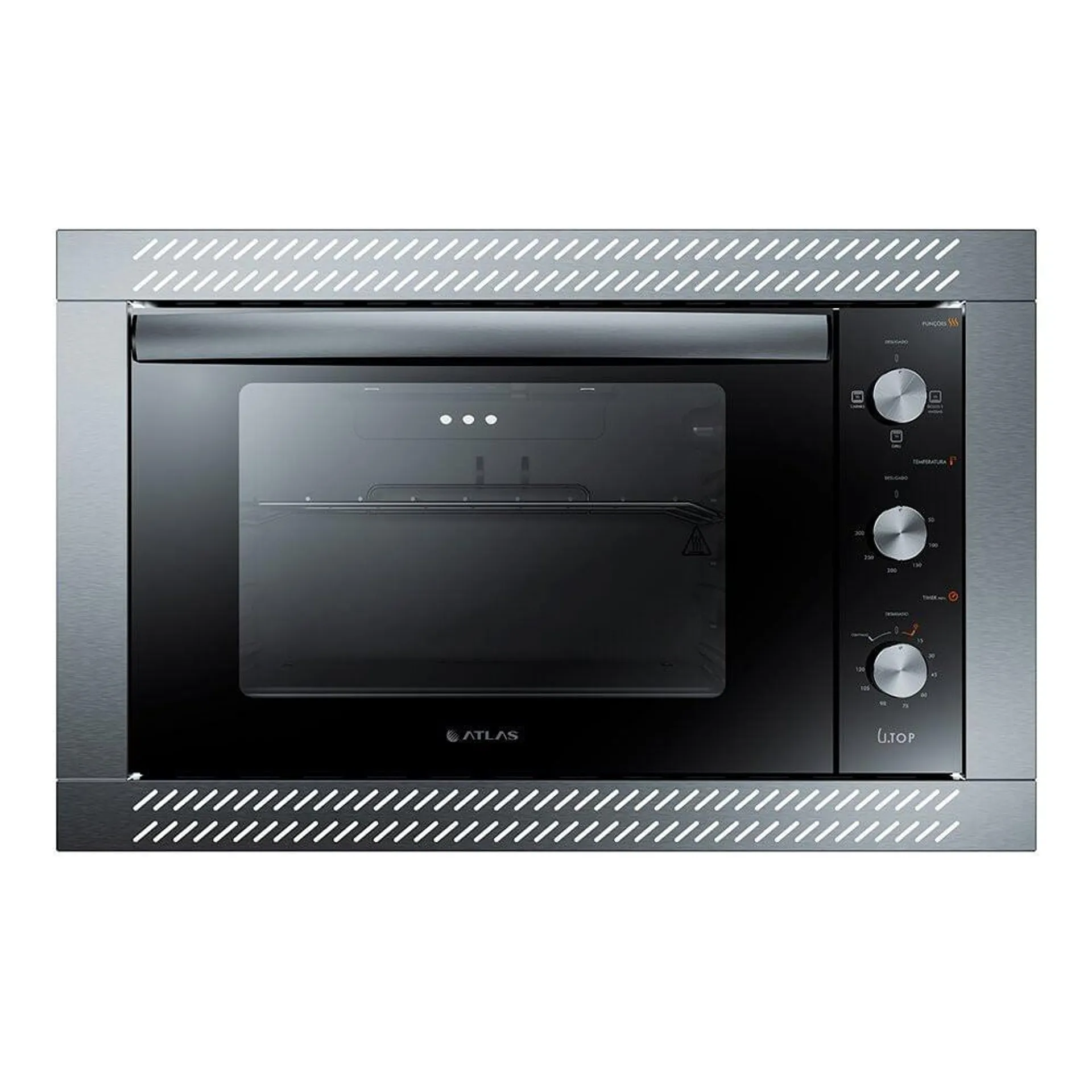 Forno de Embutir Elétrico 44L Atlas U Top com Grill e Timer