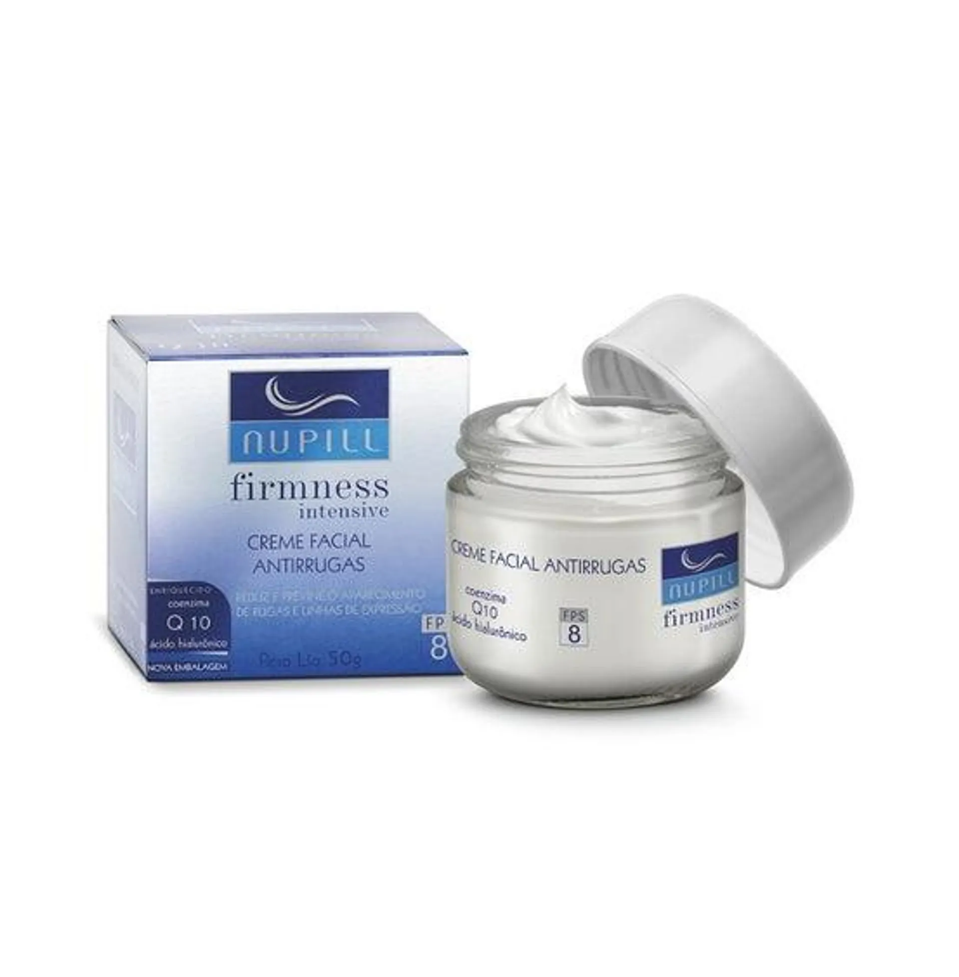 Creme Hidratante Facial Nupill Antirugas Q10 50g