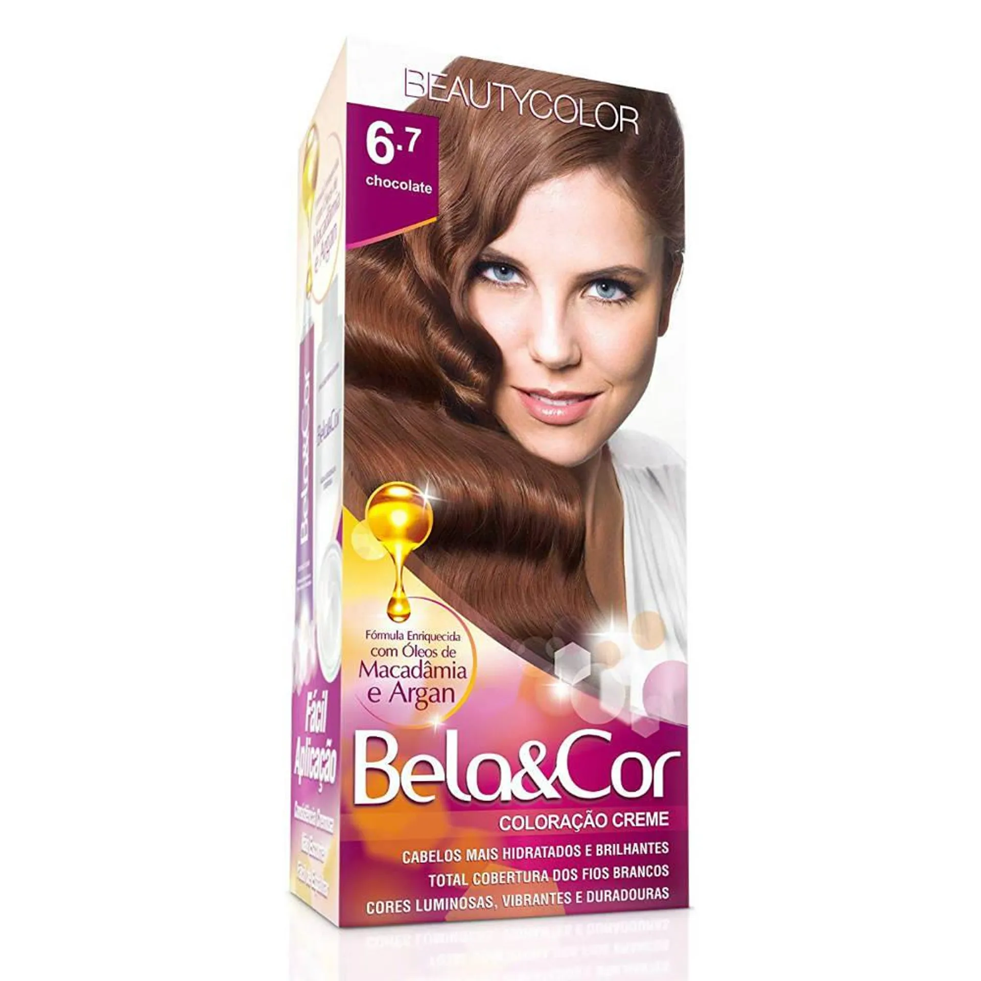 Tintura Beauty Color Bela&Cor 6.7 Chocolate