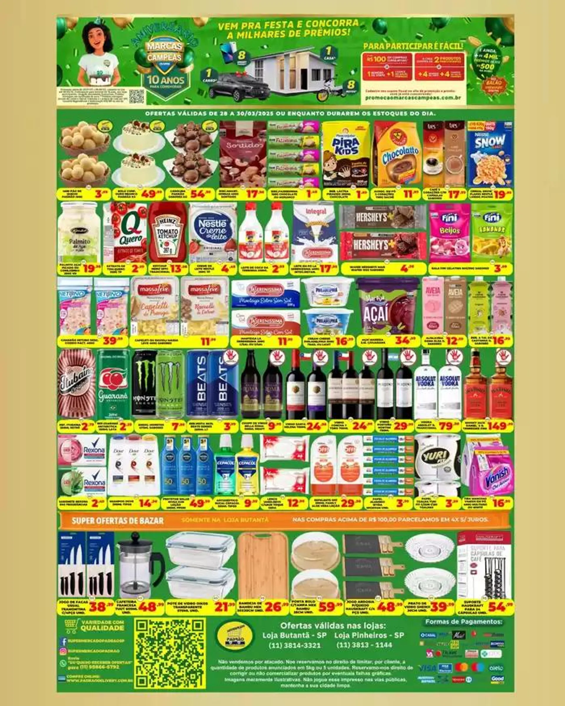 Encarte de Encarte Supermercado Padrão 28 de março até 30 de março 2025 - Pagina 2
