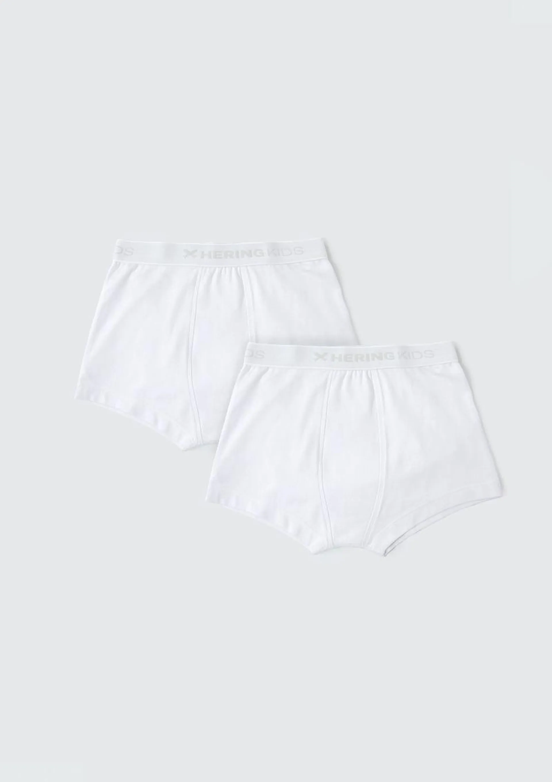 Kit 2 Cuecas Infantil Boxer - Branco