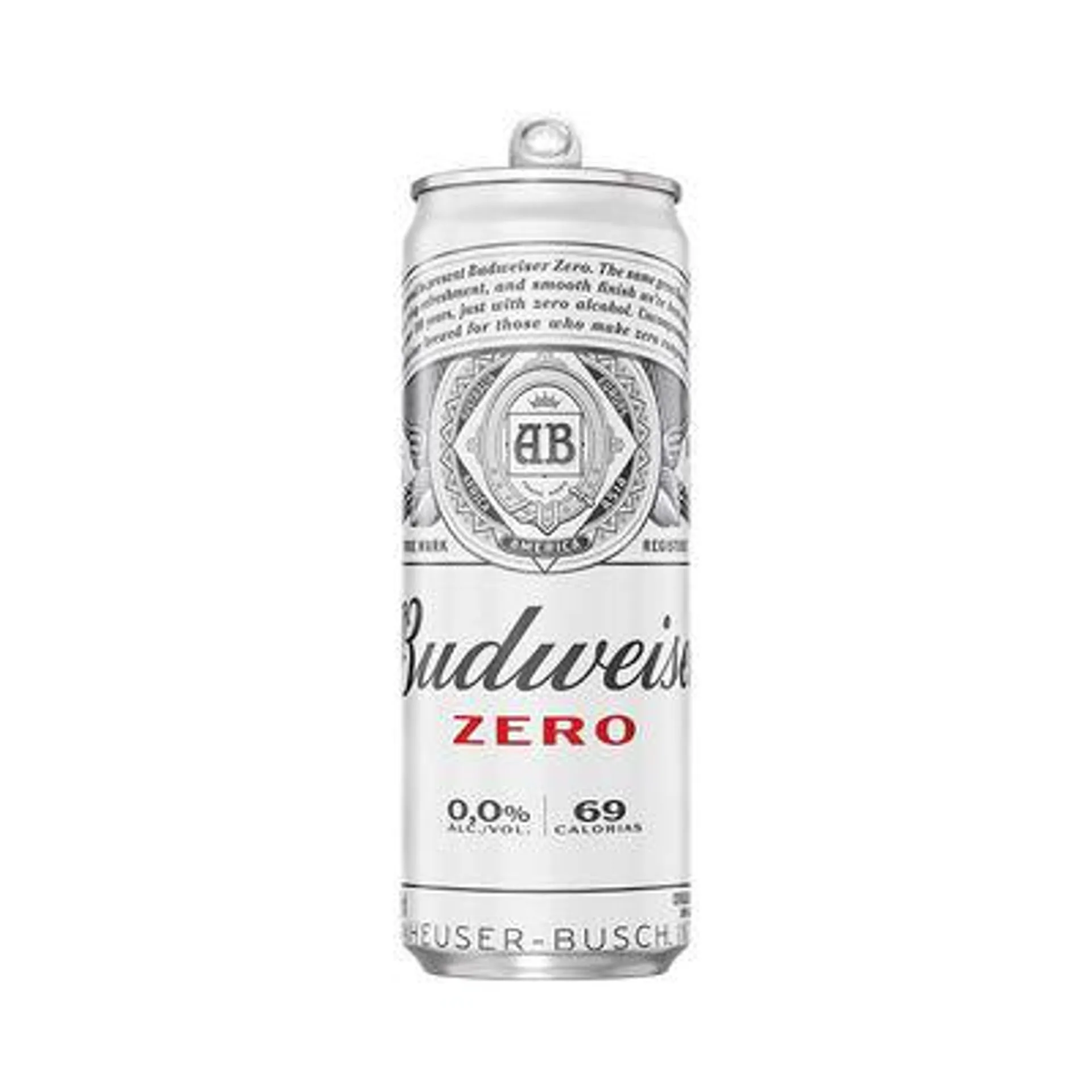 Cerveja Budweiser Zero Álcool Lata 350ml