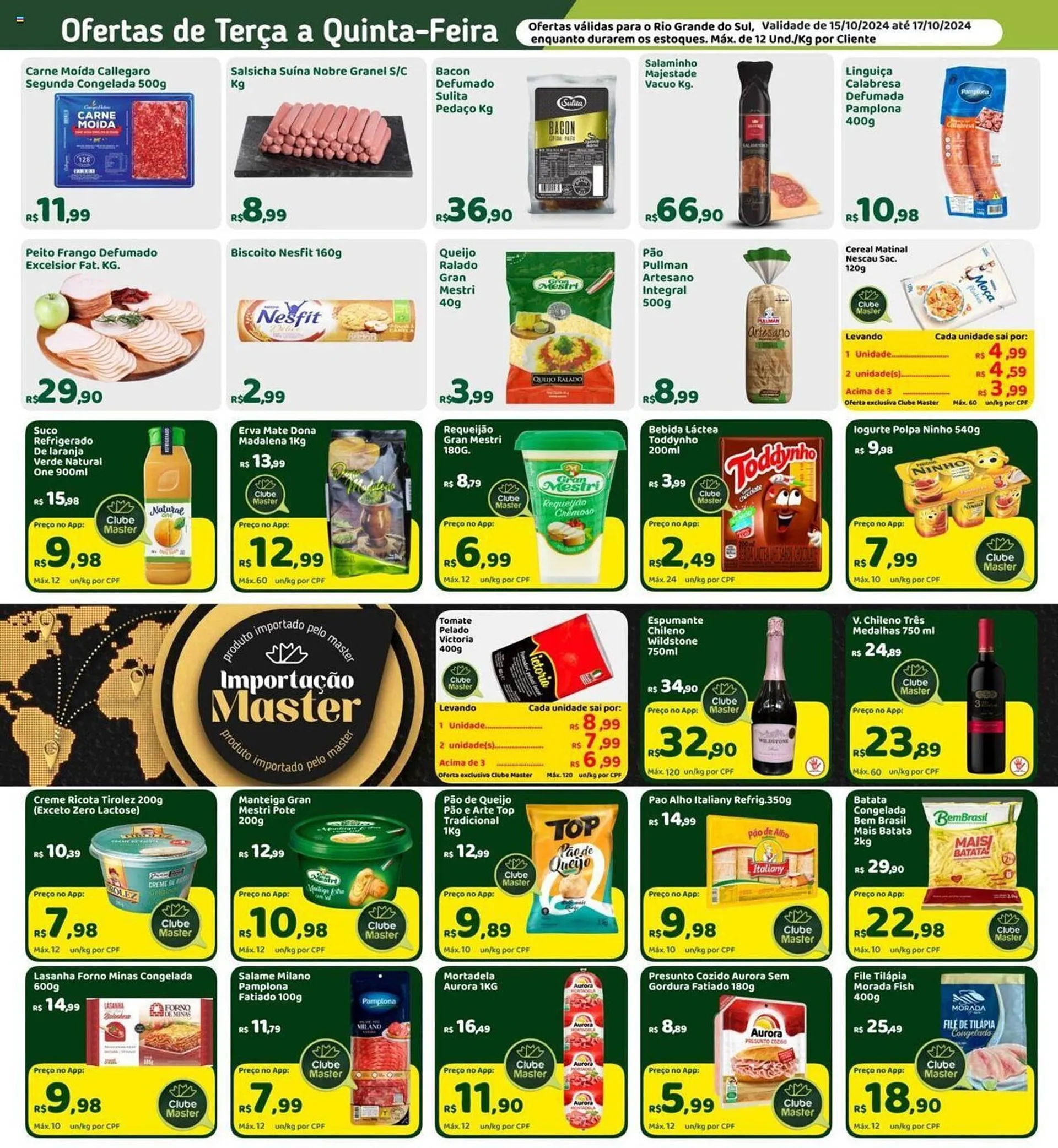 Encarte de Catálogo Master Supermercados 16 de outubro até 17 de outubro 2024 - Pagina 2