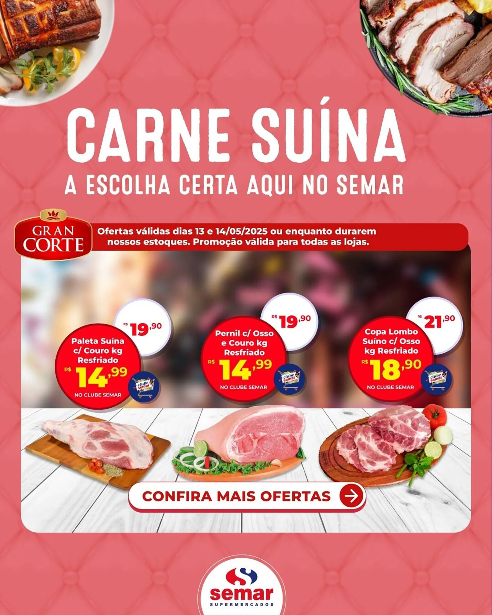 Encarte de Catálogo Semar Supermercado 12 de maio até 14 de maio 2025 - Pagina 1