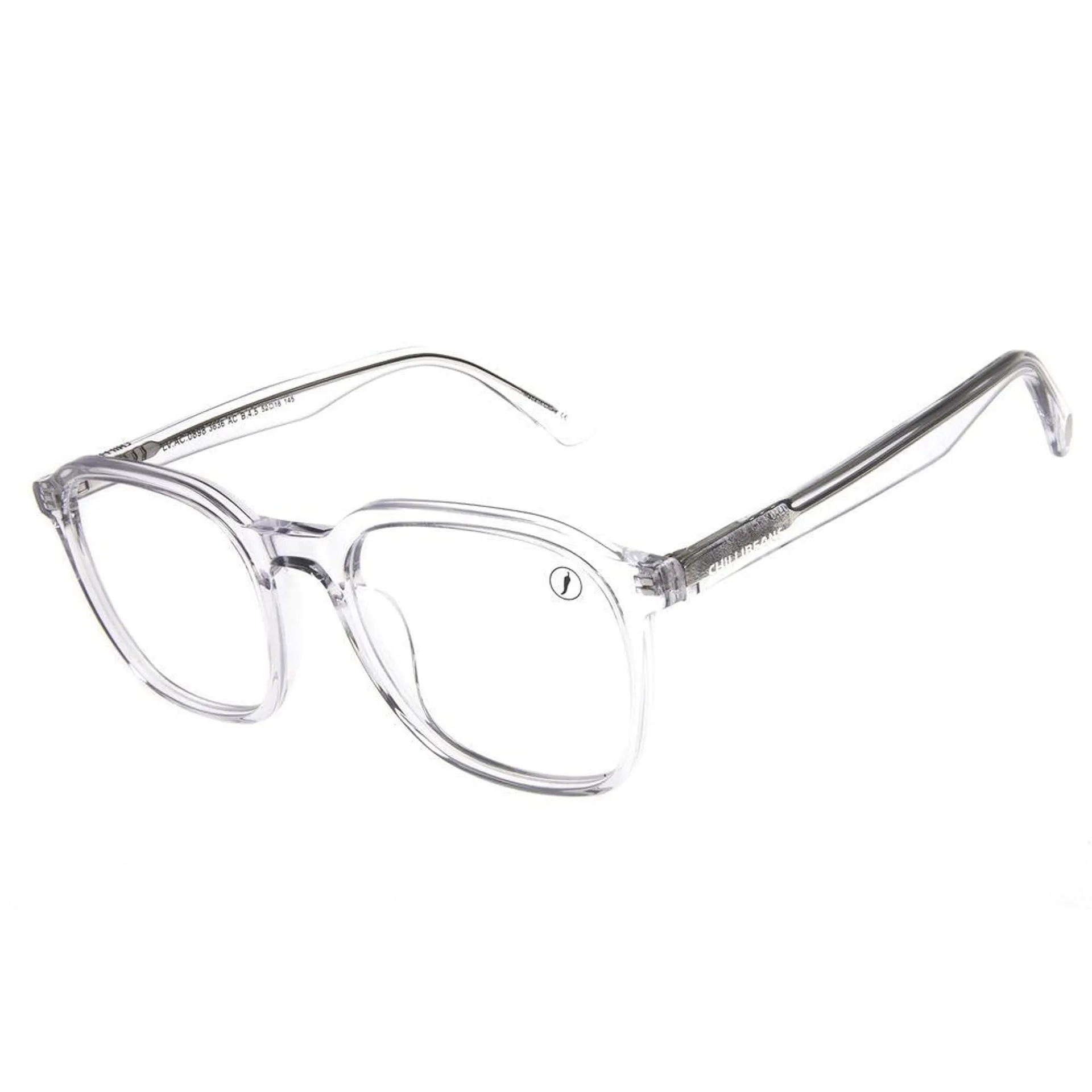 Armação Para Óculos de Grau Unissex Chilli Beans Acetato Transparente - LV.AC.0898.3636 M